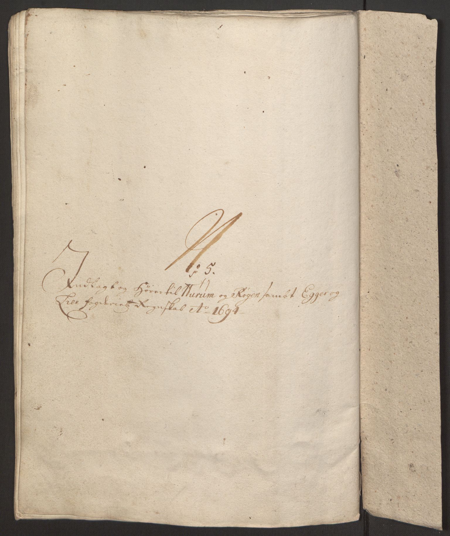 Rentekammeret inntil 1814, Reviderte regnskaper, Fogderegnskap, AV/RA-EA-4092/R30/L1694: Fogderegnskap Hurum, Røyken, Eiker og Lier, 1694-1696, p. 53