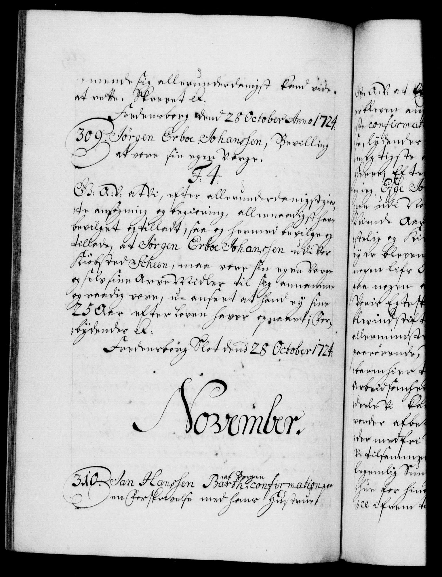 Danske Kanselli 1572-1799, AV/RA-EA-3023/F/Fc/Fca/Fcaa/L0024: Norske registre, 1723-1725, p. 440b