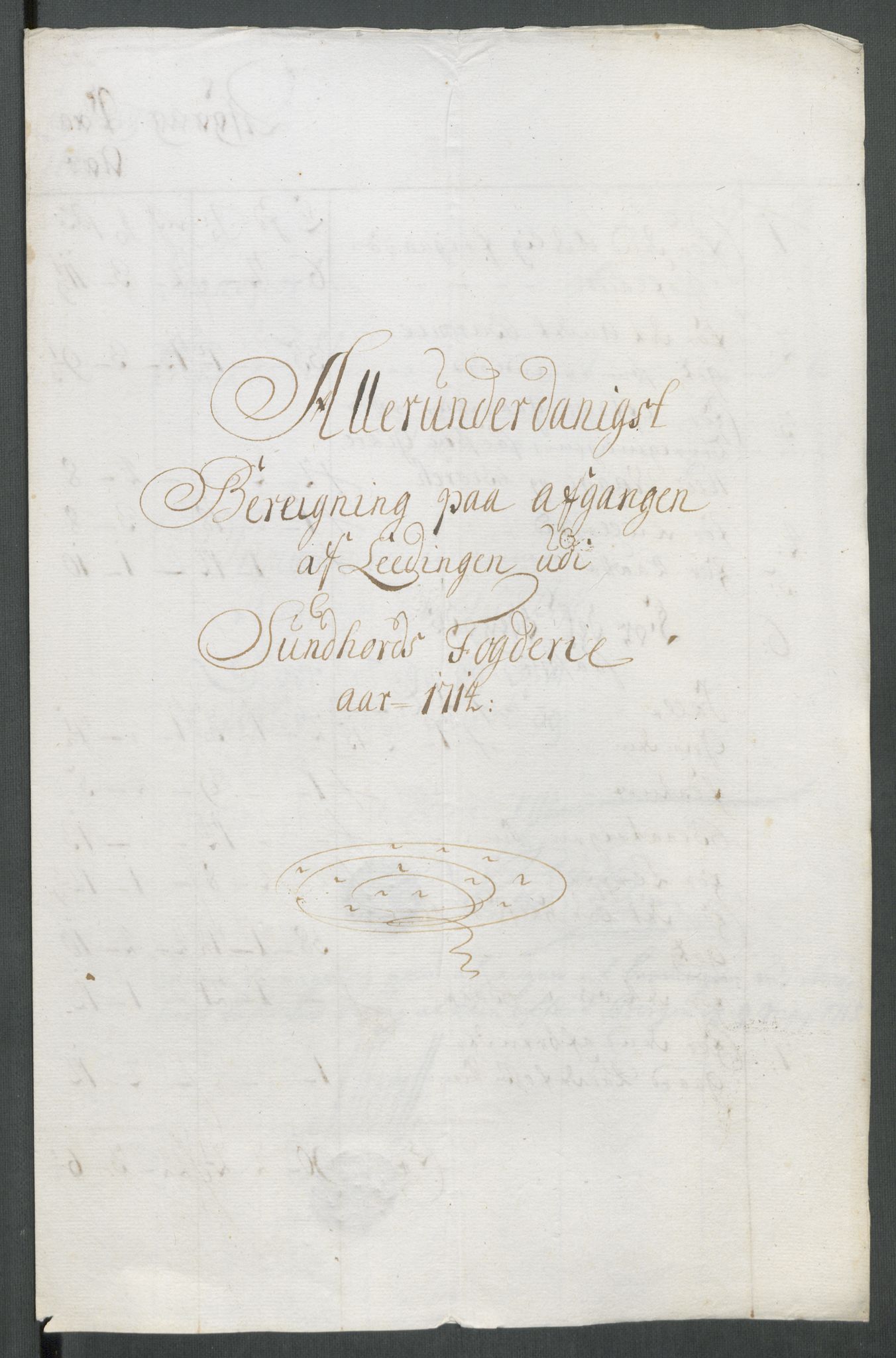 Rentekammeret inntil 1814, Reviderte regnskaper, Fogderegnskap, AV/RA-EA-4092/R48/L2990: Fogderegnskap Sunnhordland og Hardanger, 1714, p. 303