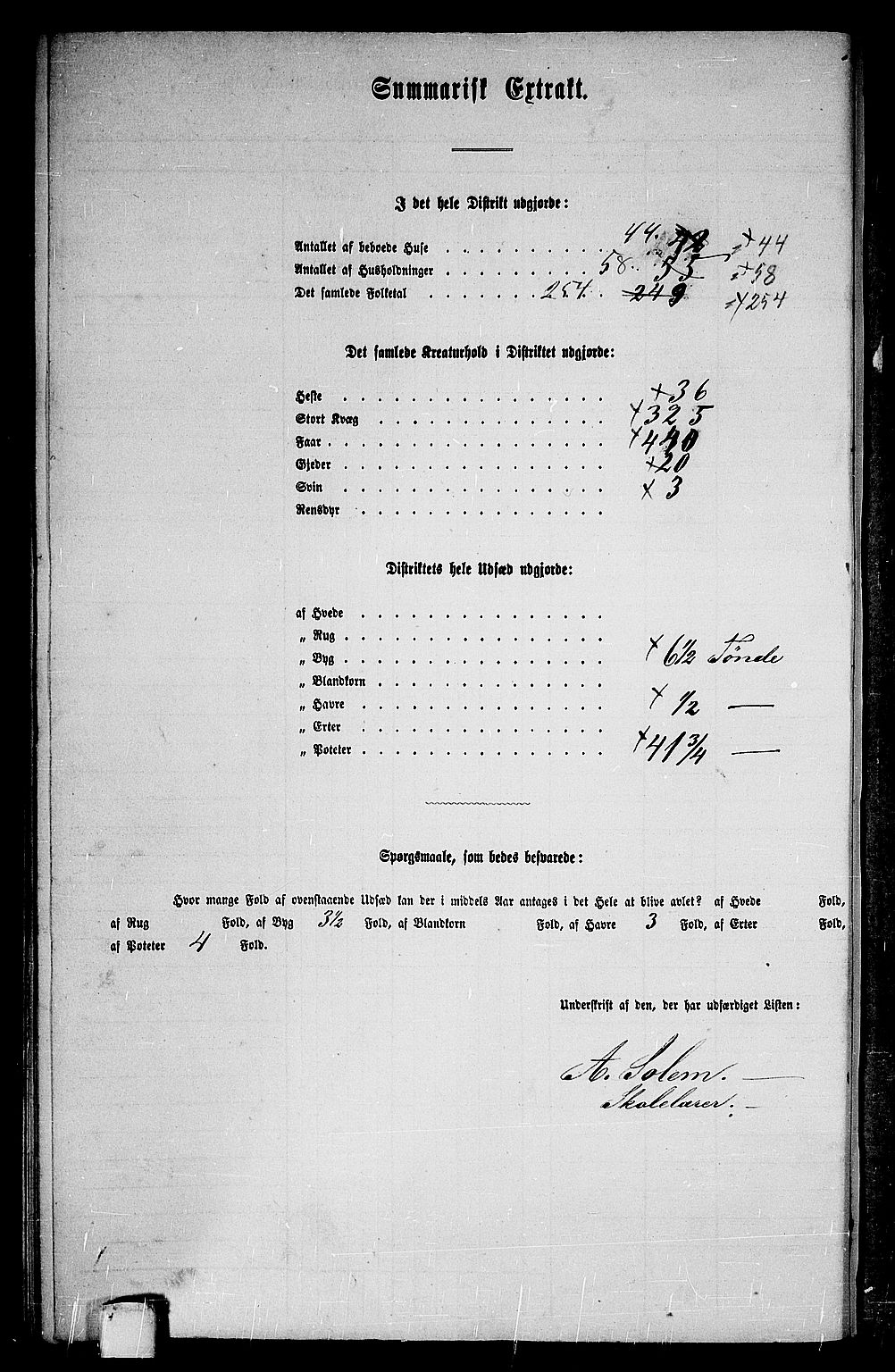 RA, 1865 census for Støren, 1865, p. 307