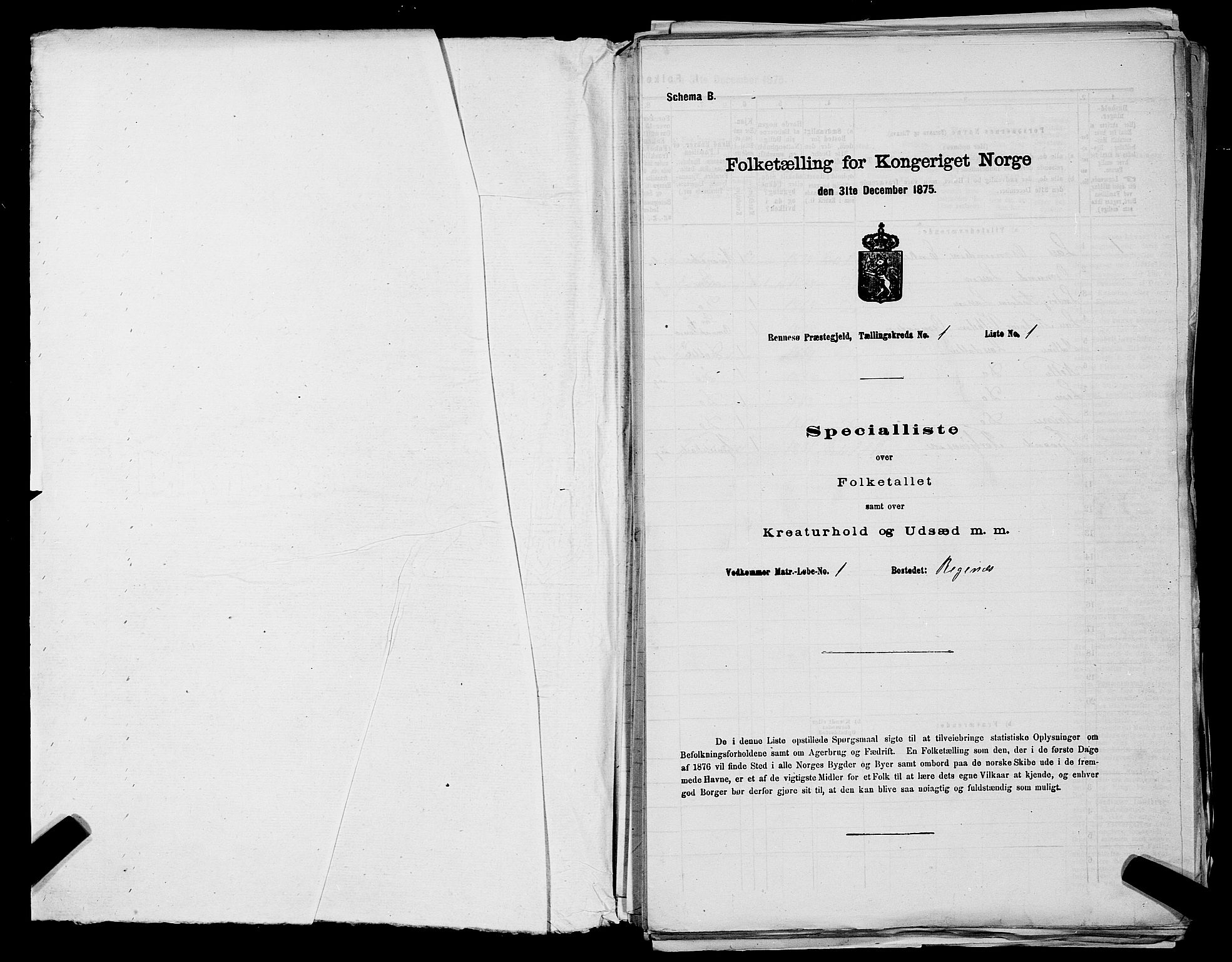 SAST, 1875 census for 1142P Rennesøy, 1875, p. 37