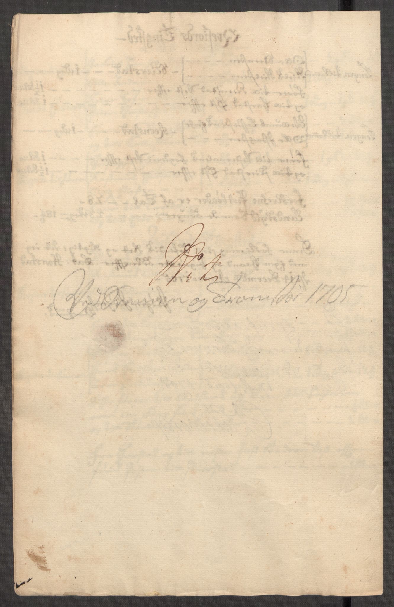 Rentekammeret inntil 1814, Reviderte regnskaper, Fogderegnskap, AV/RA-EA-4092/R68/L4756: Fogderegnskap Senja og Troms, 1705-1707, p. 57