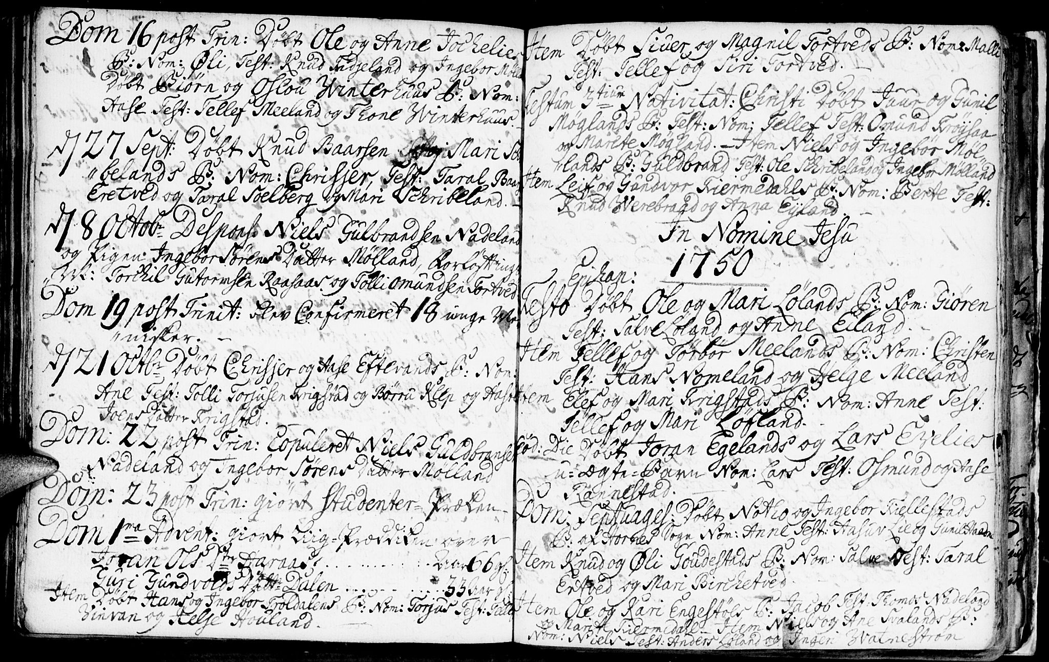 Evje sokneprestkontor, AV/SAK-1111-0008/F/Fa/Fac/L0001: Parish register (official) no. A 1, 1705-1764, p. 265-266