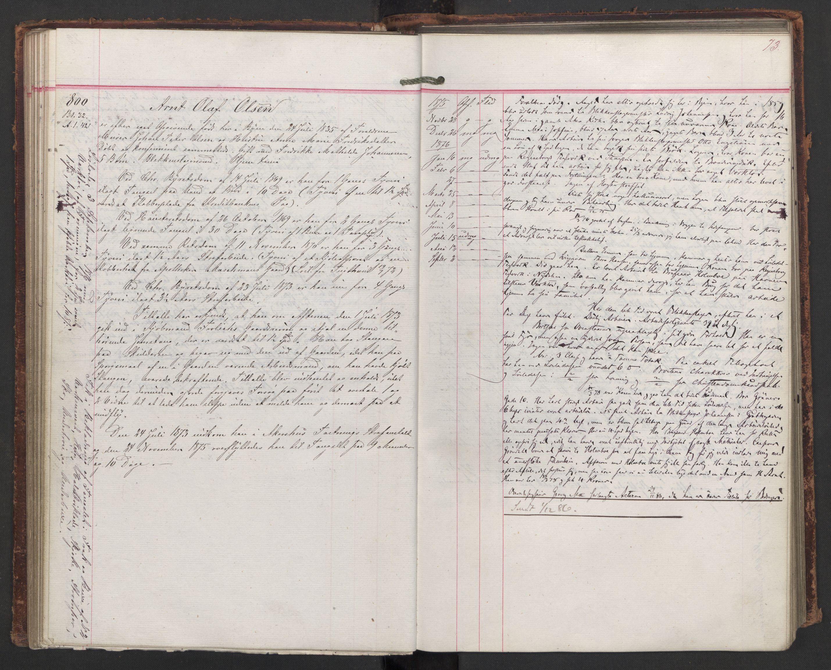 Botsfengslet, AV/RA-S-1539/D/Db/Dbb/L0016: 728e - 20f, 1875-1877, p. 73