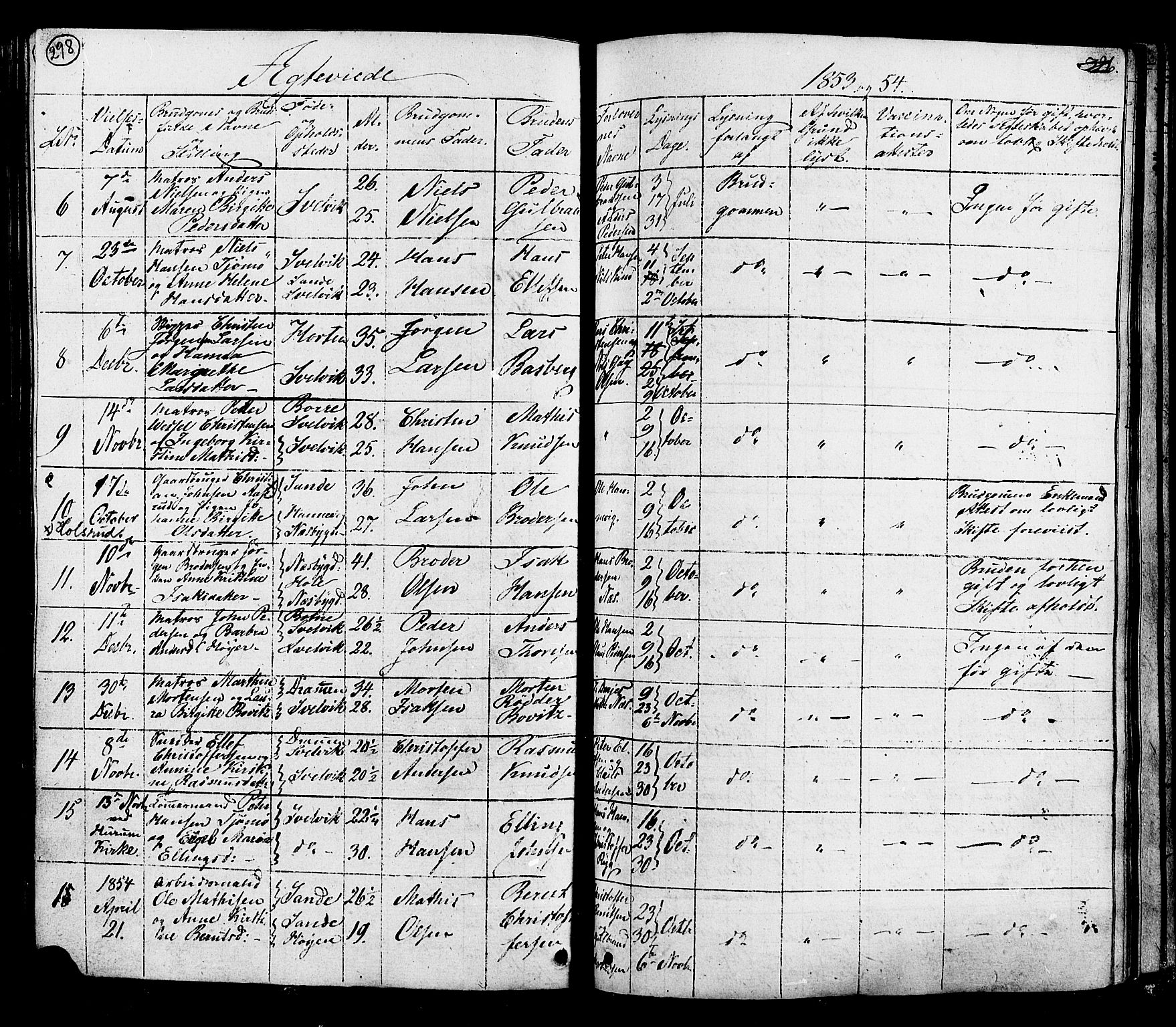 Hurum kirkebøker, SAKO/A-229/G/Ga/L0002: Parish register (copy) no. I 2, 1827-1857, p. 298