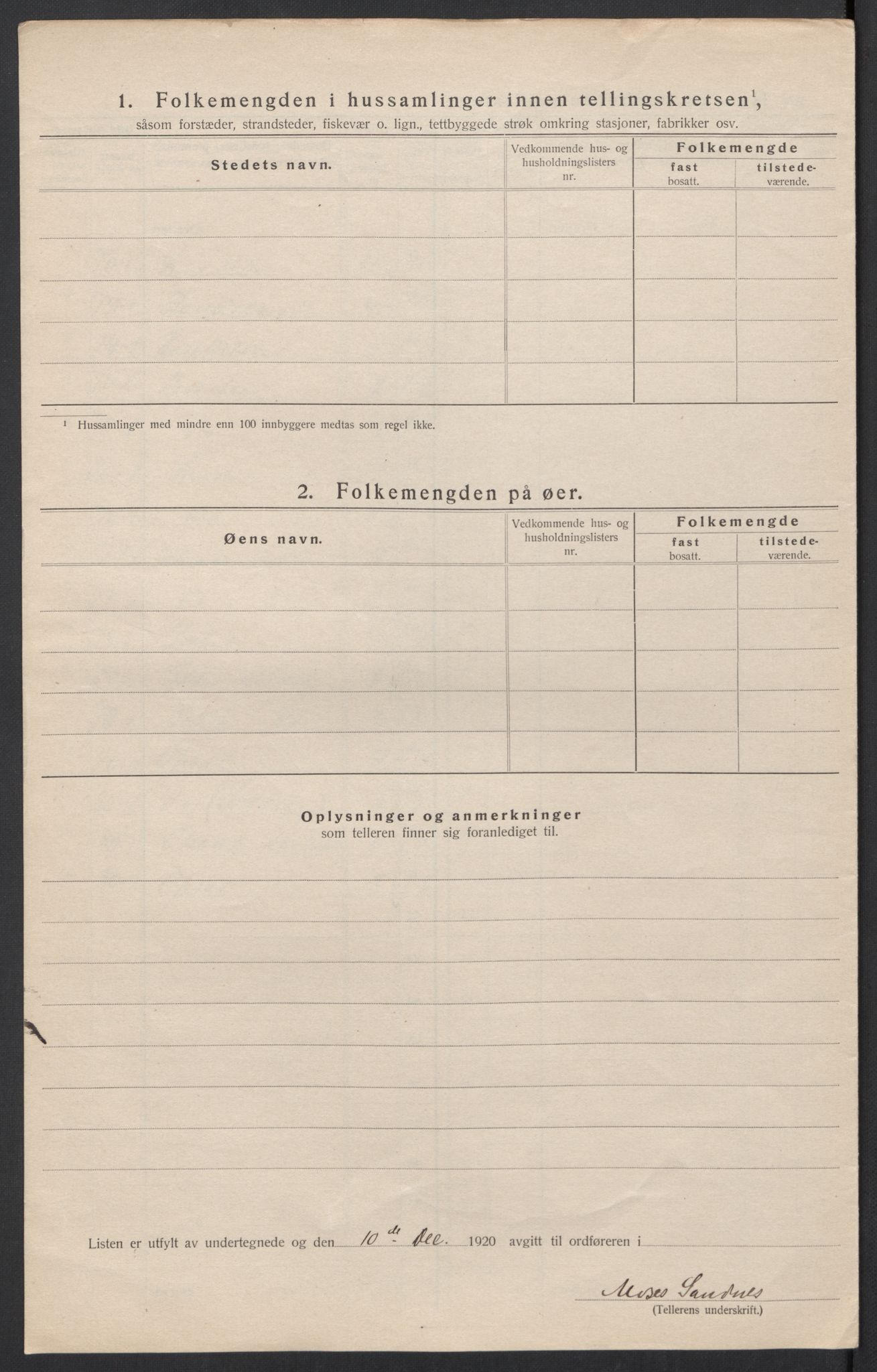 SAT, 1920 census for Syvde, 1920, p. 13