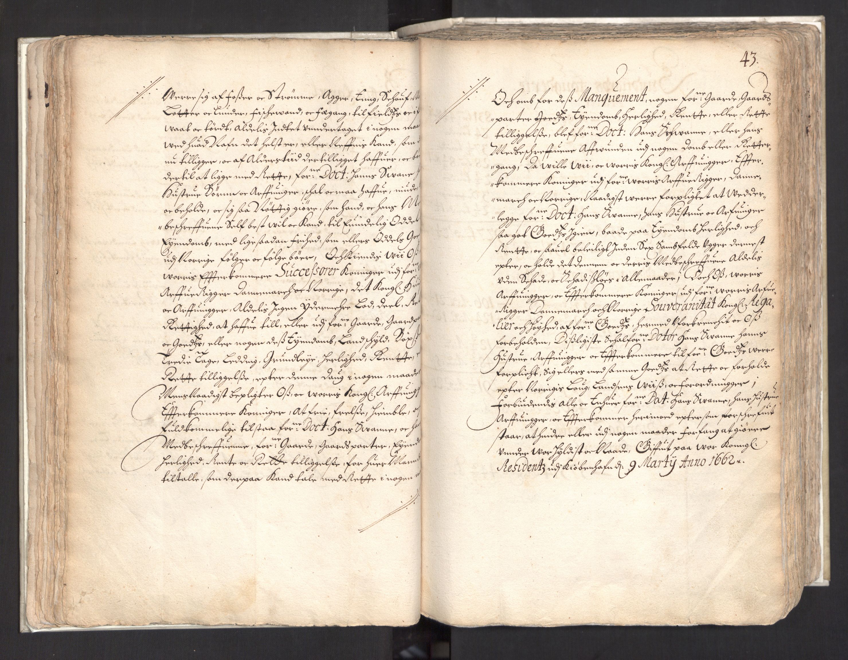 Rentekammeret, Kammerkanselliet, AV/RA-EA-3111/G/Gg/Ggj/Ggja/L0003: Skjøtebok Oa (13), 1661-1669, p. 47