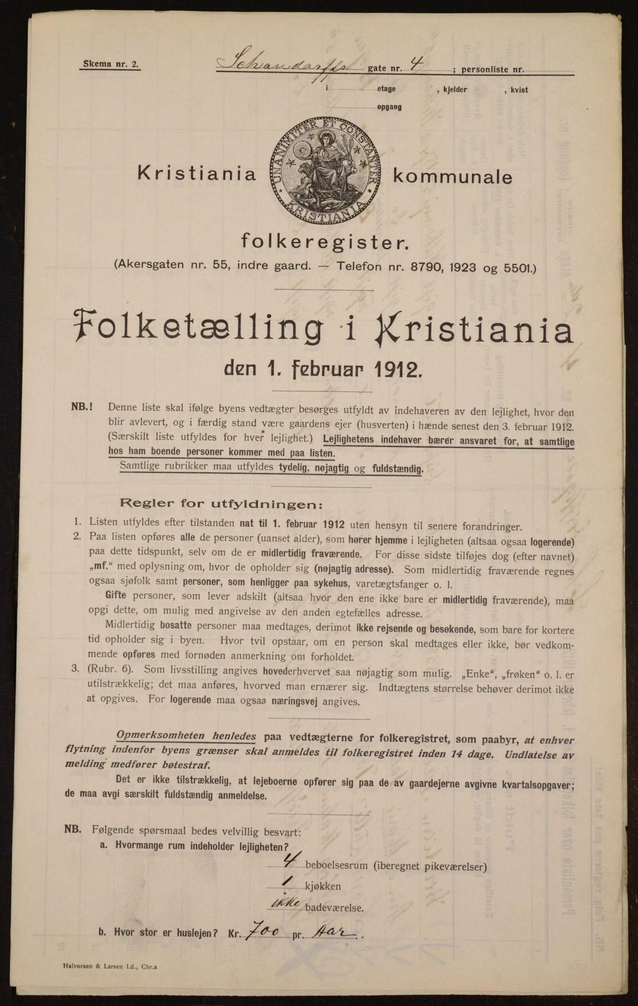 OBA, Municipal Census 1912 for Kristiania, 1912, p. 89790