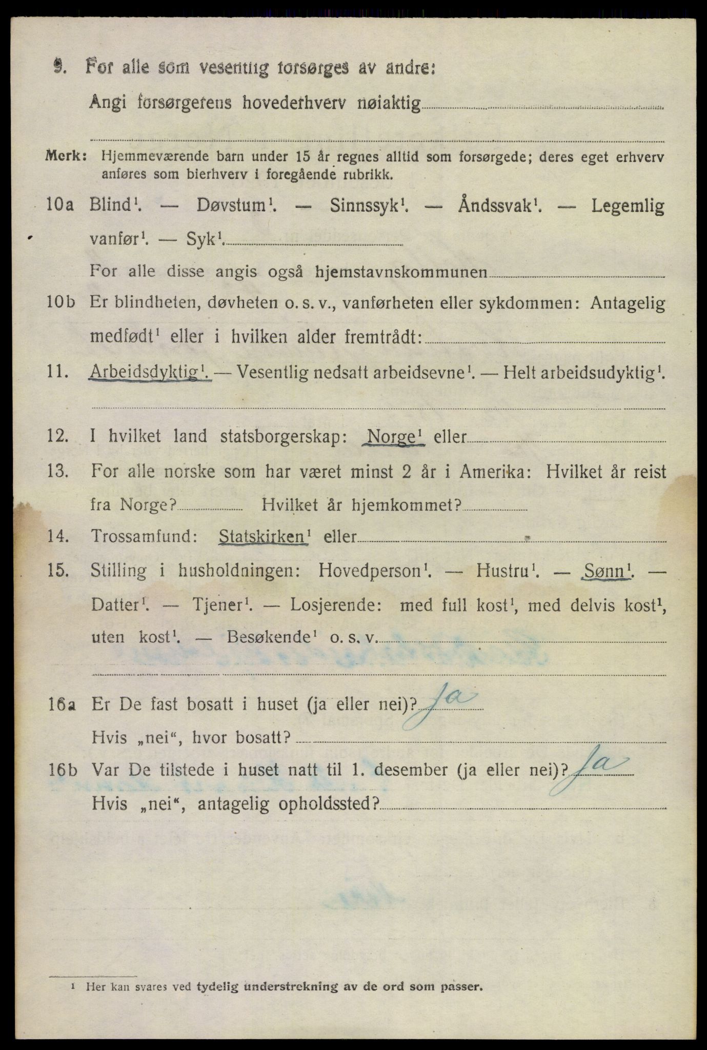 SAKO, 1920 census for Holla, 1920, p. 7124