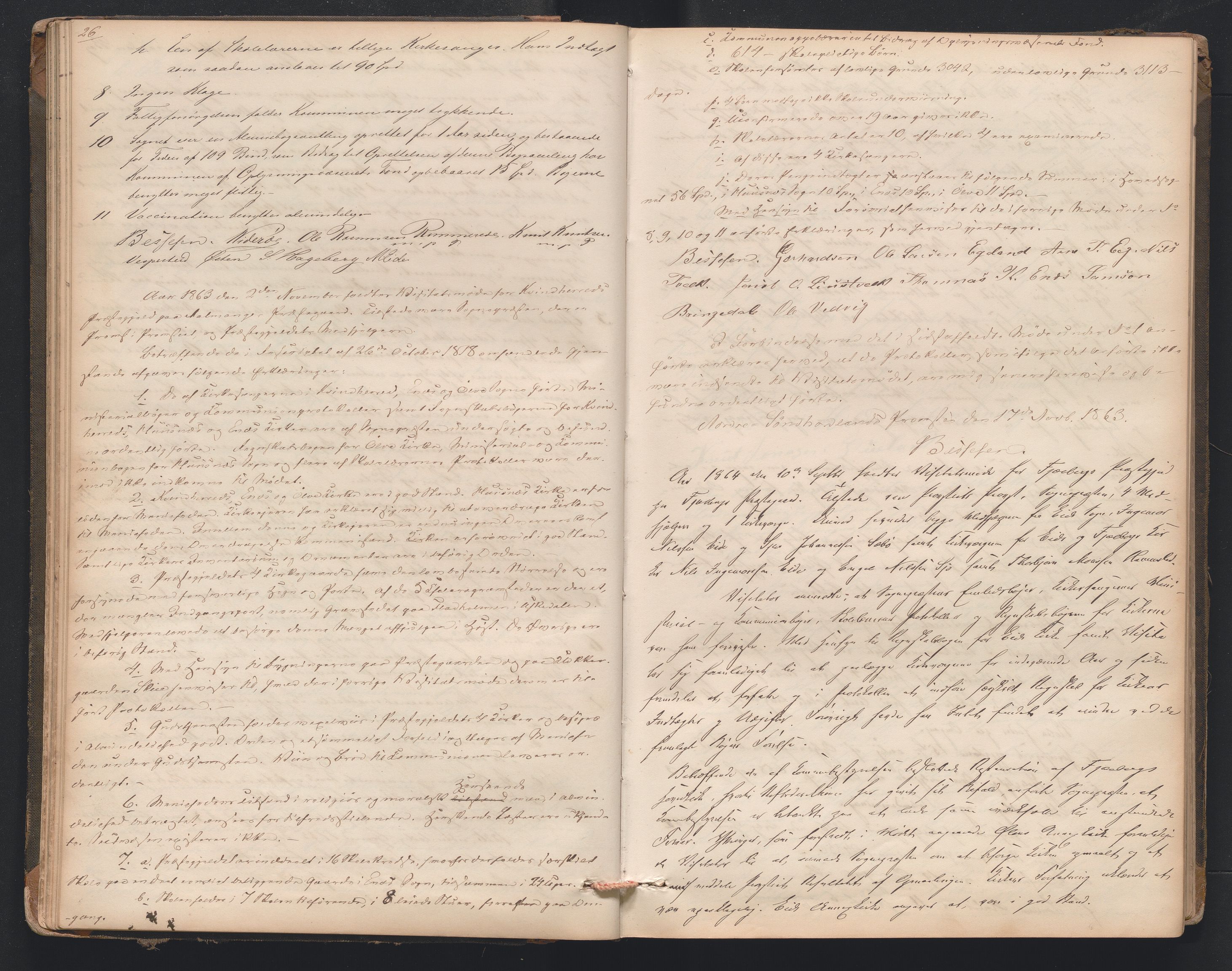 Nordre Sunnhordland prosti, AV/SAB-A-99912/F/L0001: Visitasprotokoll , 1860-1959, p. 26