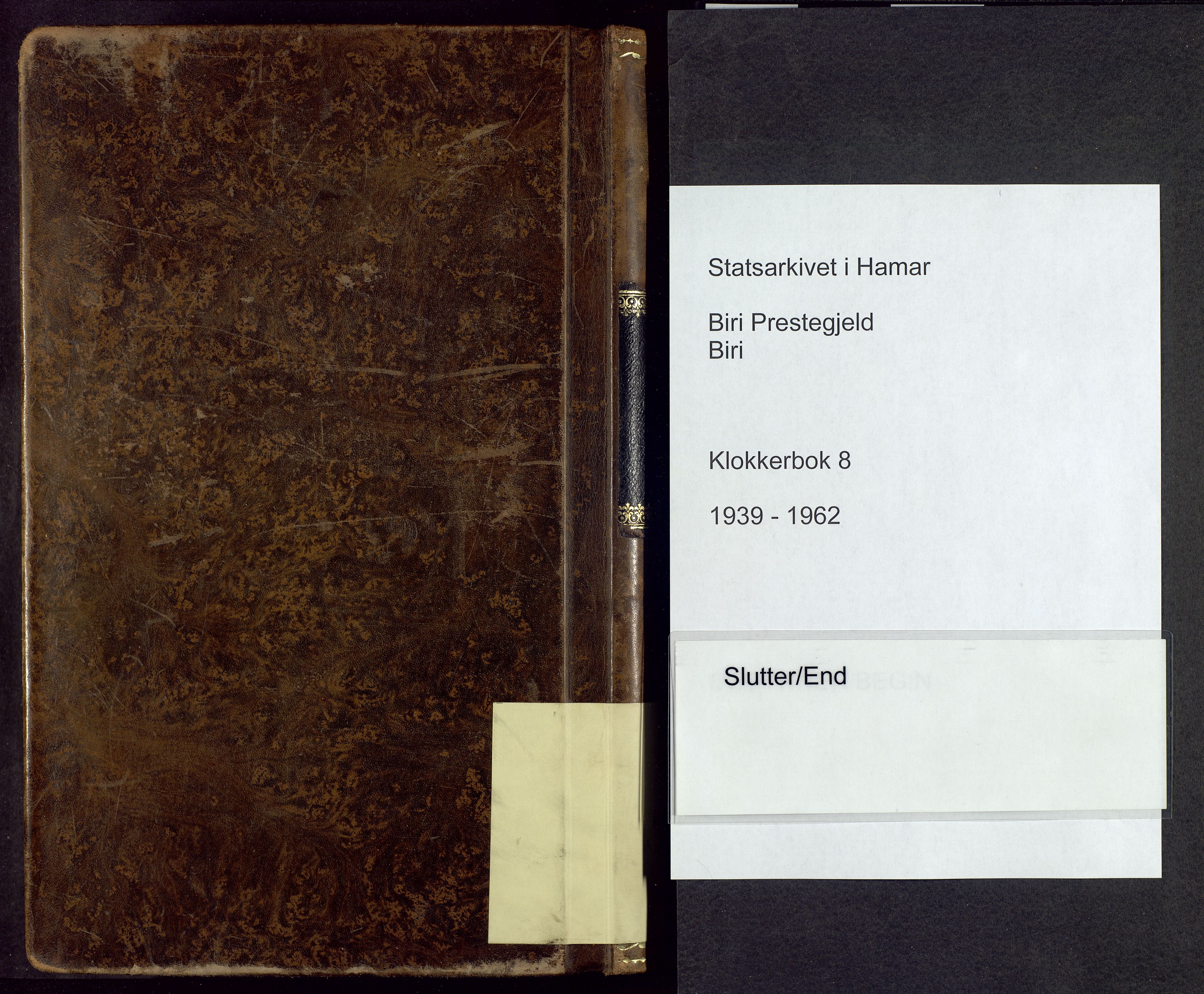 Biri prestekontor, AV/SAH-PREST-096/H/Ha/Hab/L0008: Parish register (copy) no. 8, 1939-1962