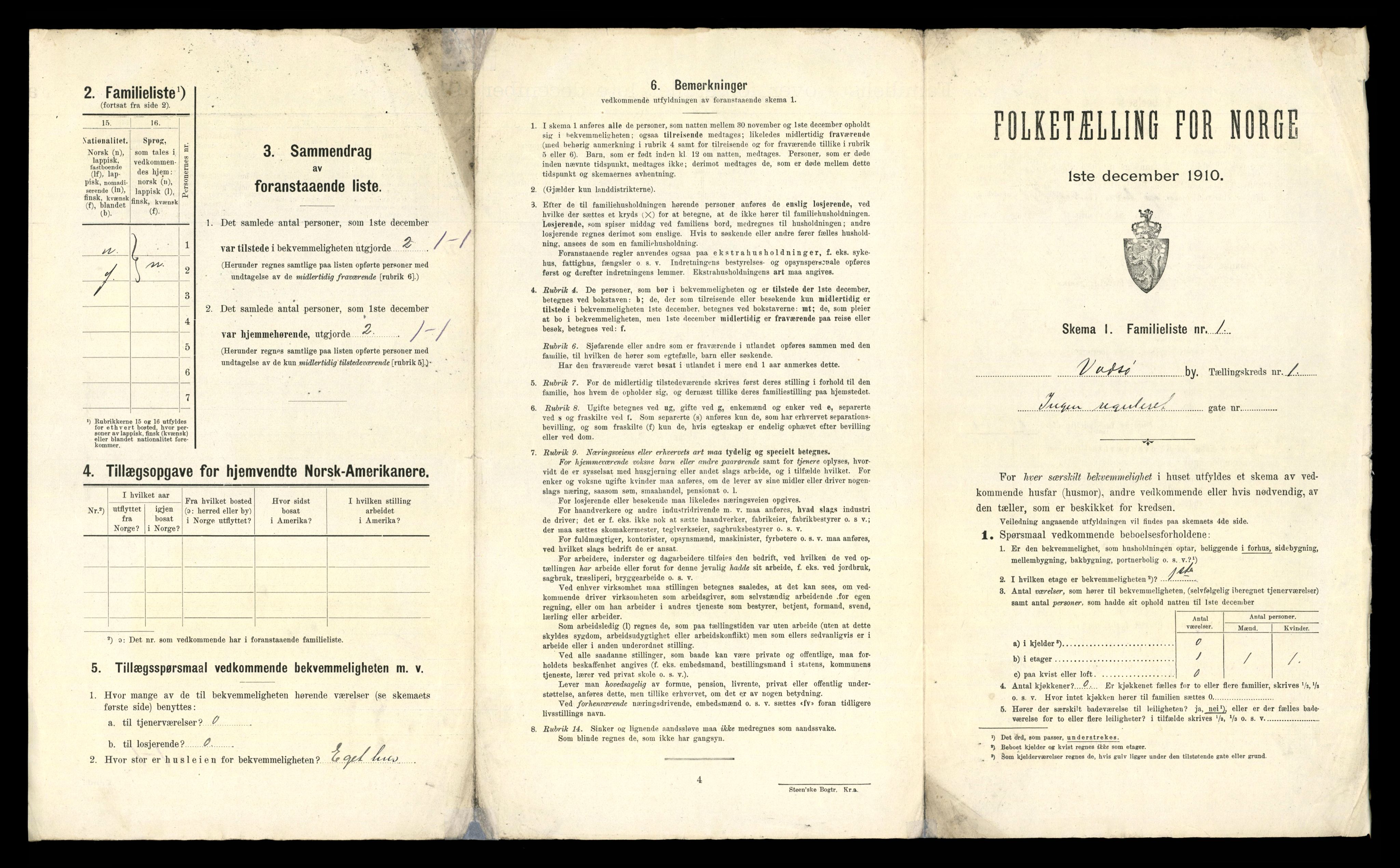 RA, 1910 census for Vadsø, 1910, p. 23