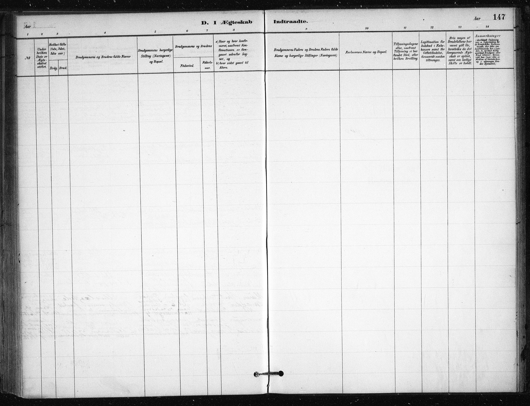 Nesodden prestekontor Kirkebøker, AV/SAO-A-10013/F/Fb/L0001: Parish register (official) no. II 1, 1880-1915, p. 147