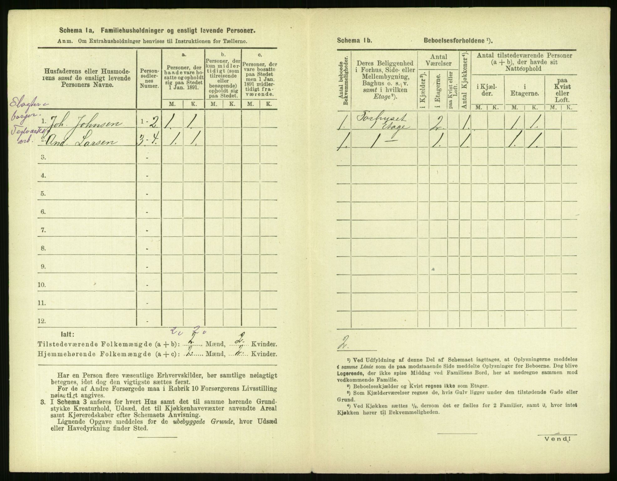 RA, 1891 census for 0301 Kristiania, 1891, p. 169372