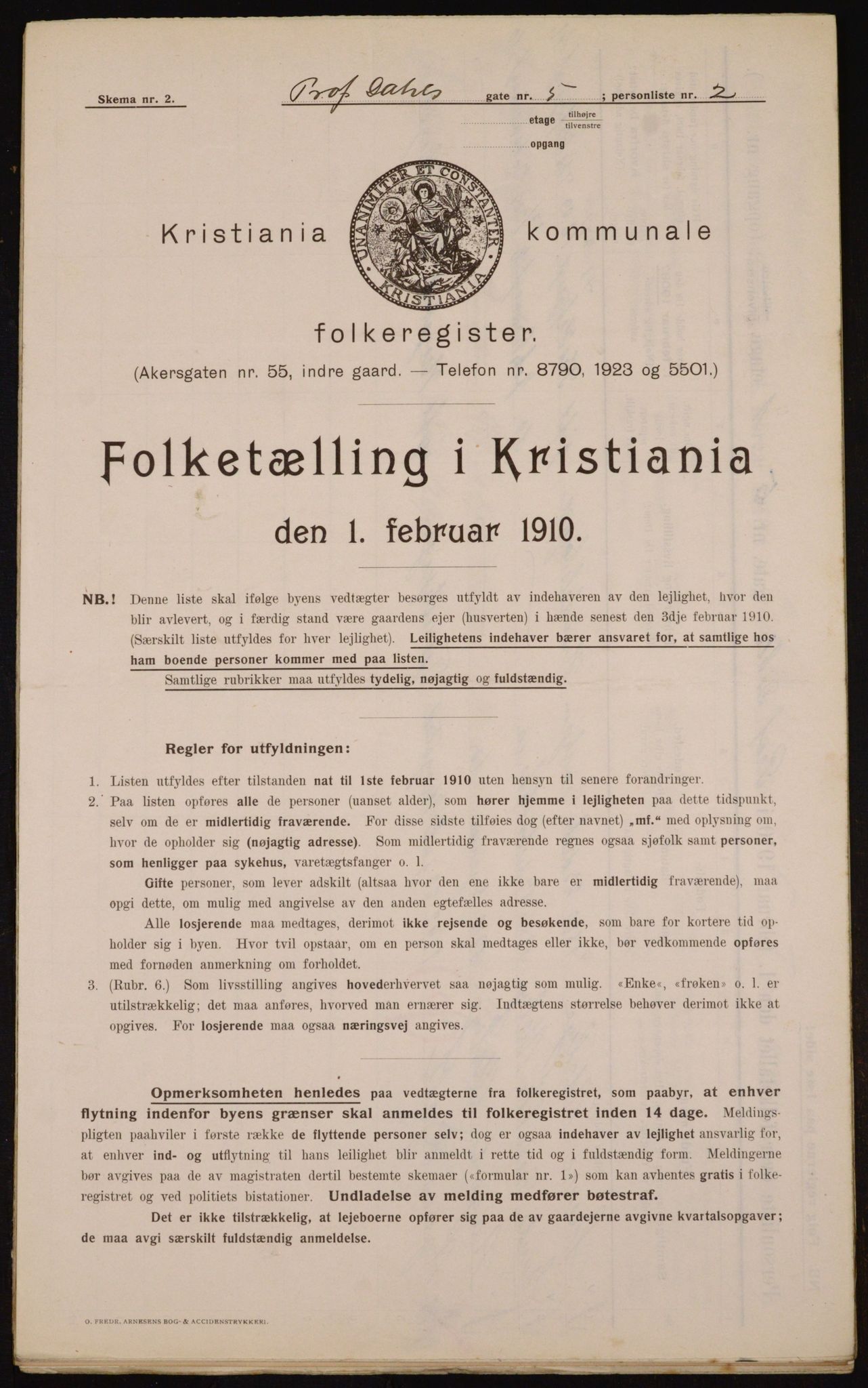 OBA, Municipal Census 1910 for Kristiania, 1910, p. 77879