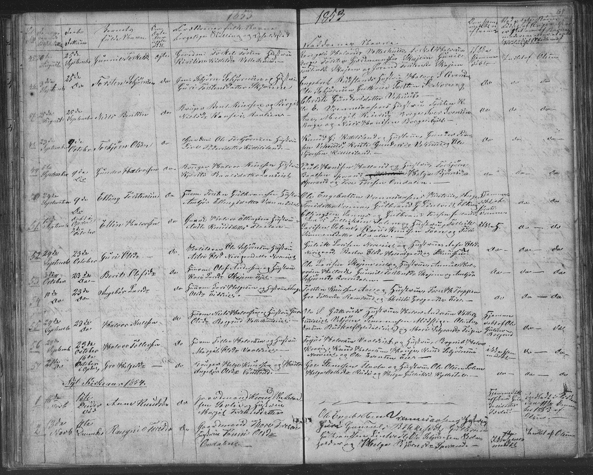 Nore kirkebøker, AV/SAKO-A-238/F/Fa/L0001: Parish register (official) no. I 1, 1836-1855, p. 69