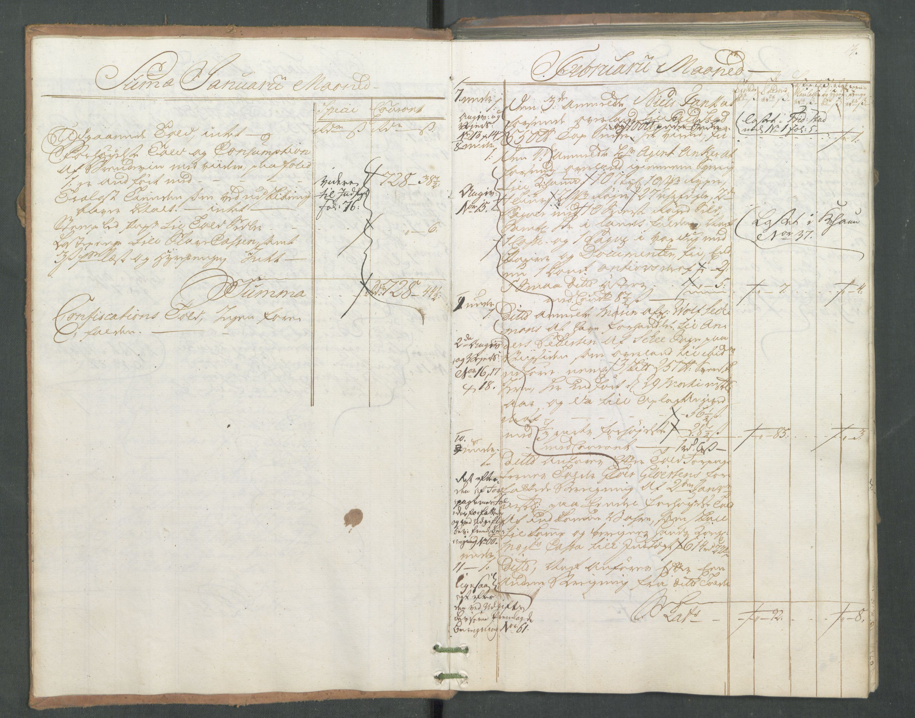 Generaltollkammeret, tollregnskaper, AV/RA-EA-5490/R01/L0035/0001: Tollregnskaper Fredrikshald / Utgående hovedtollbok, 1758