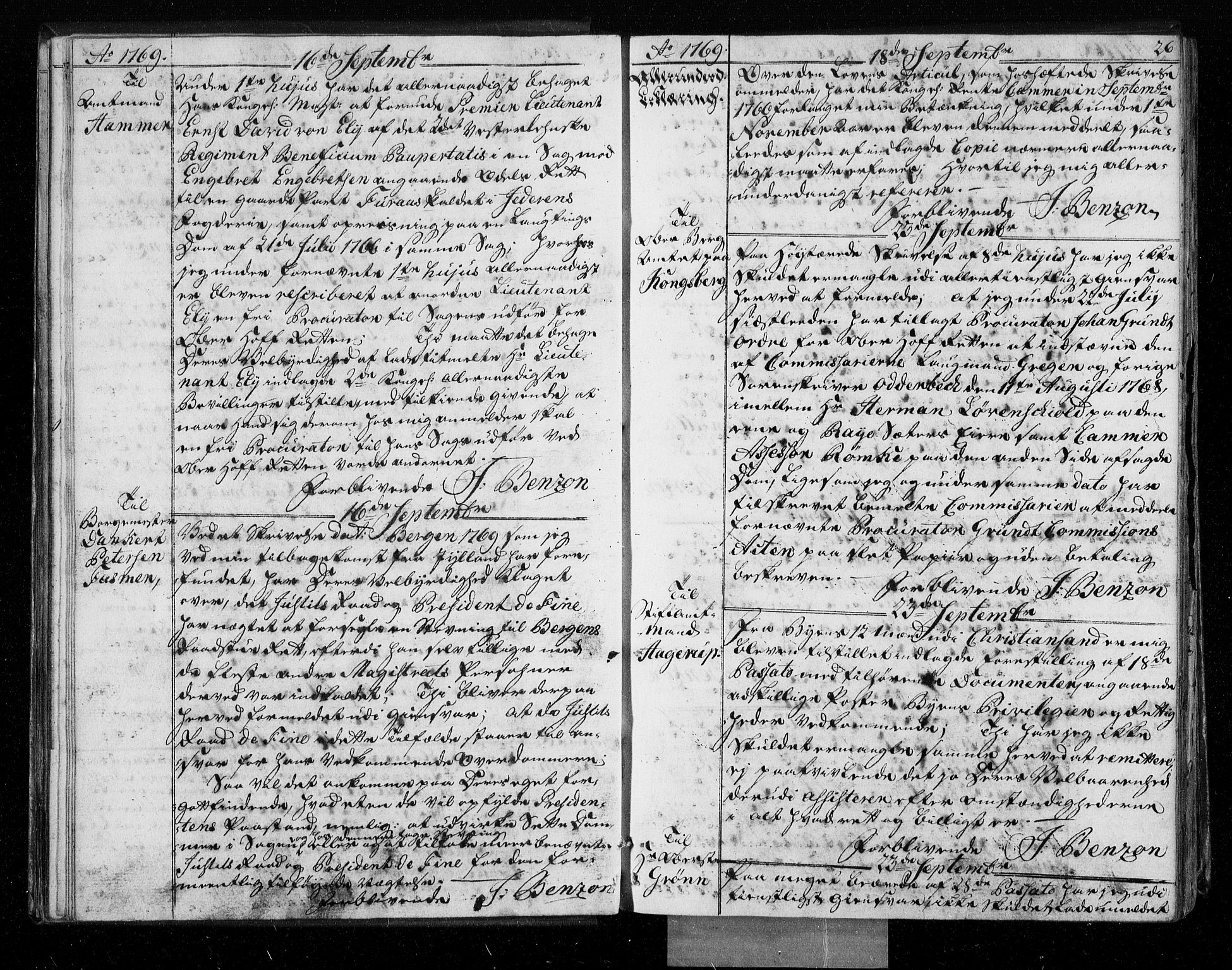 Stattholderembetet 1572-1771, AV/RA-EA-2870/Bf/L0008: Stattholderprotokoll (allmenn kopibok), 1769-1770, p. 25b-26a
