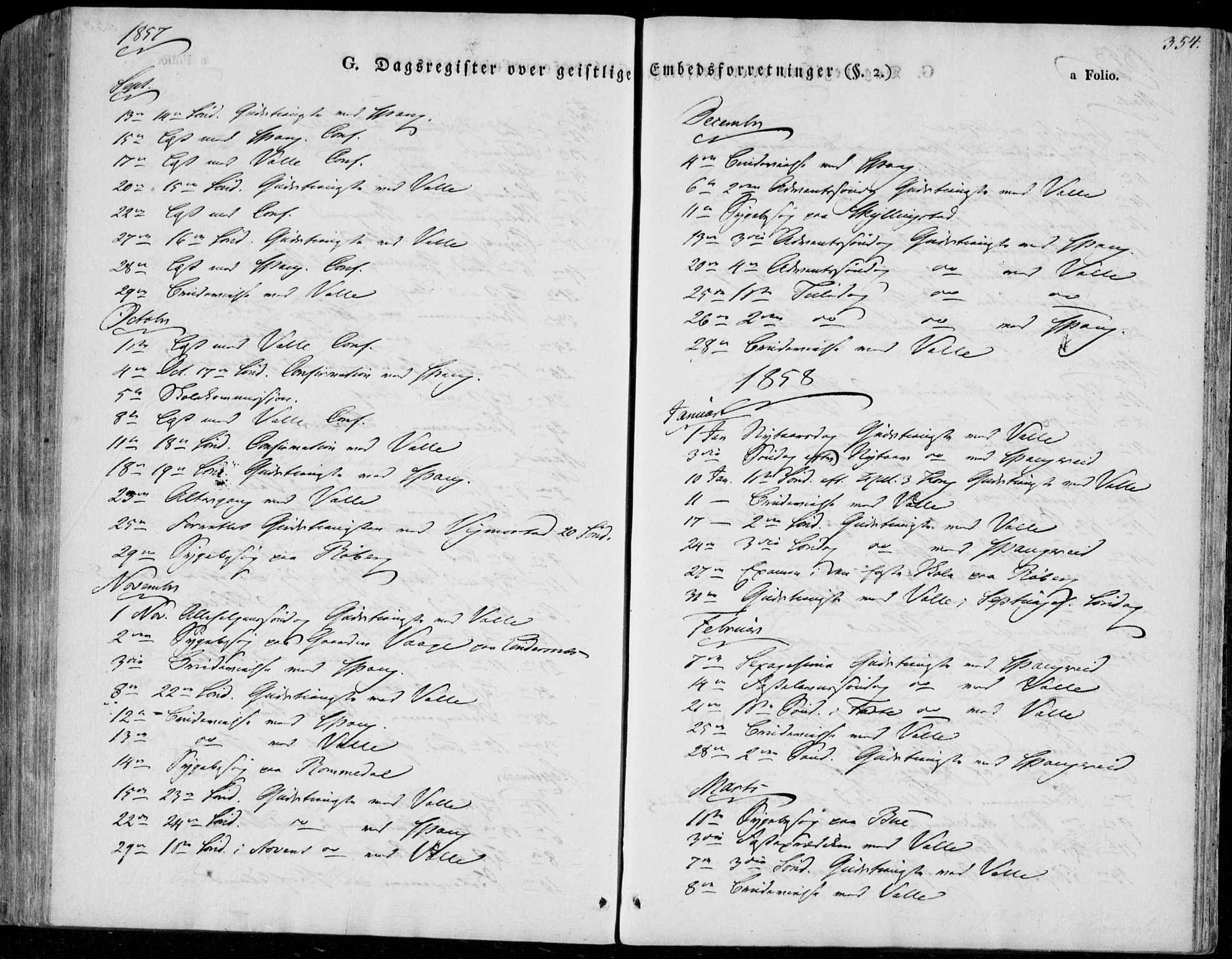 Sør-Audnedal sokneprestkontor, AV/SAK-1111-0039/F/Fa/Fab/L0006: Parish register (official) no. A 6, 1829-1855, p. 354