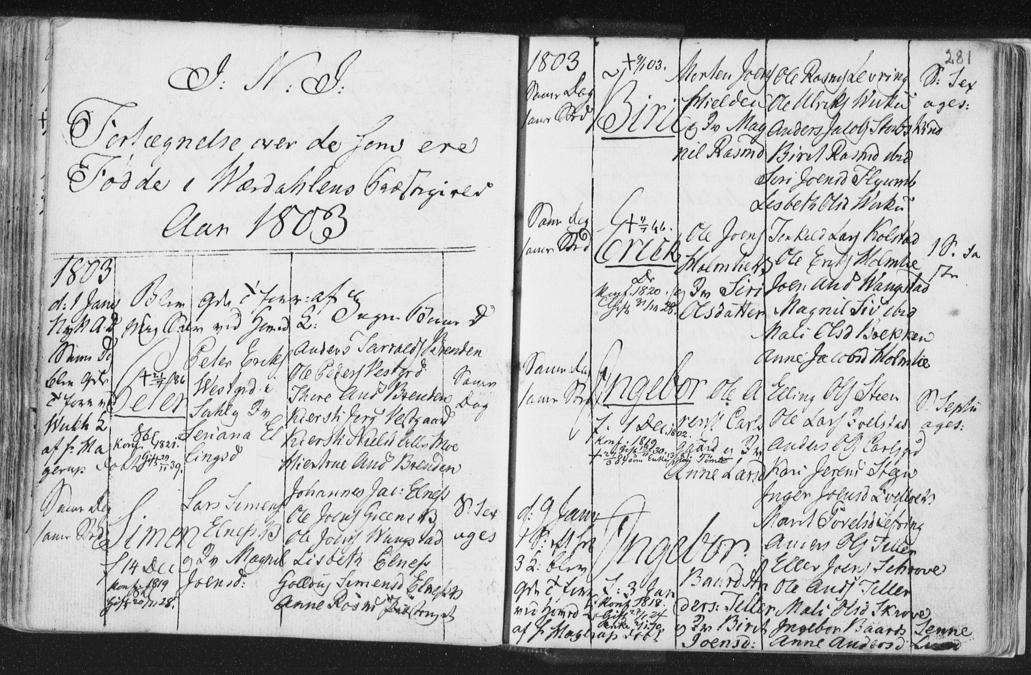 Ministerialprotokoller, klokkerbøker og fødselsregistre - Nord-Trøndelag, SAT/A-1458/723/L0232: Parish register (official) no. 723A03, 1781-1804, p. 281