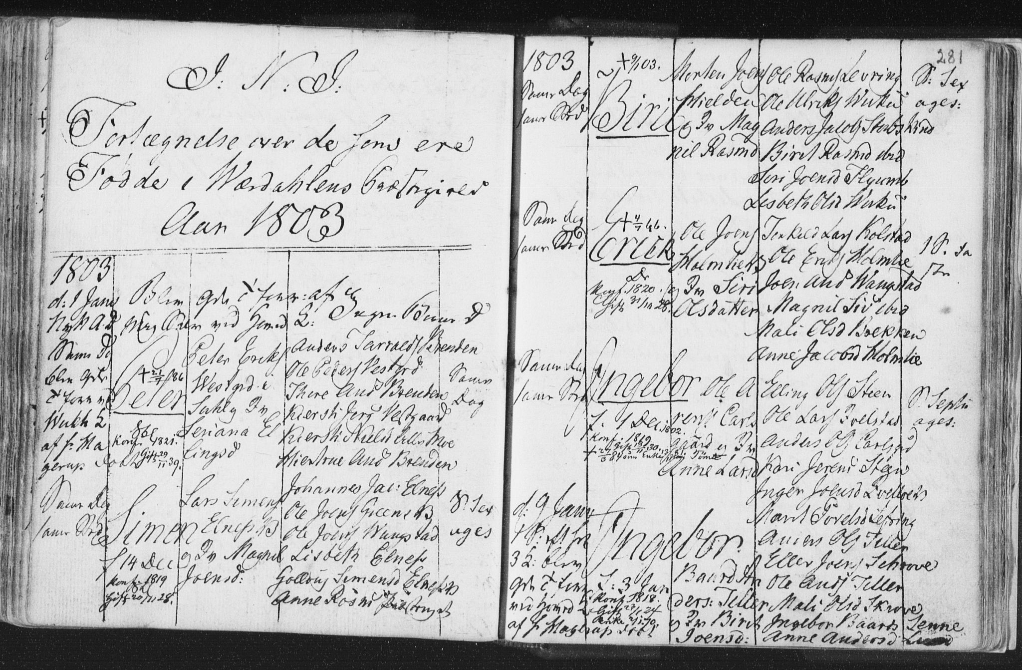 Ministerialprotokoller, klokkerbøker og fødselsregistre - Nord-Trøndelag, AV/SAT-A-1458/723/L0232: Parish register (official) no. 723A03, 1781-1804, p. 281