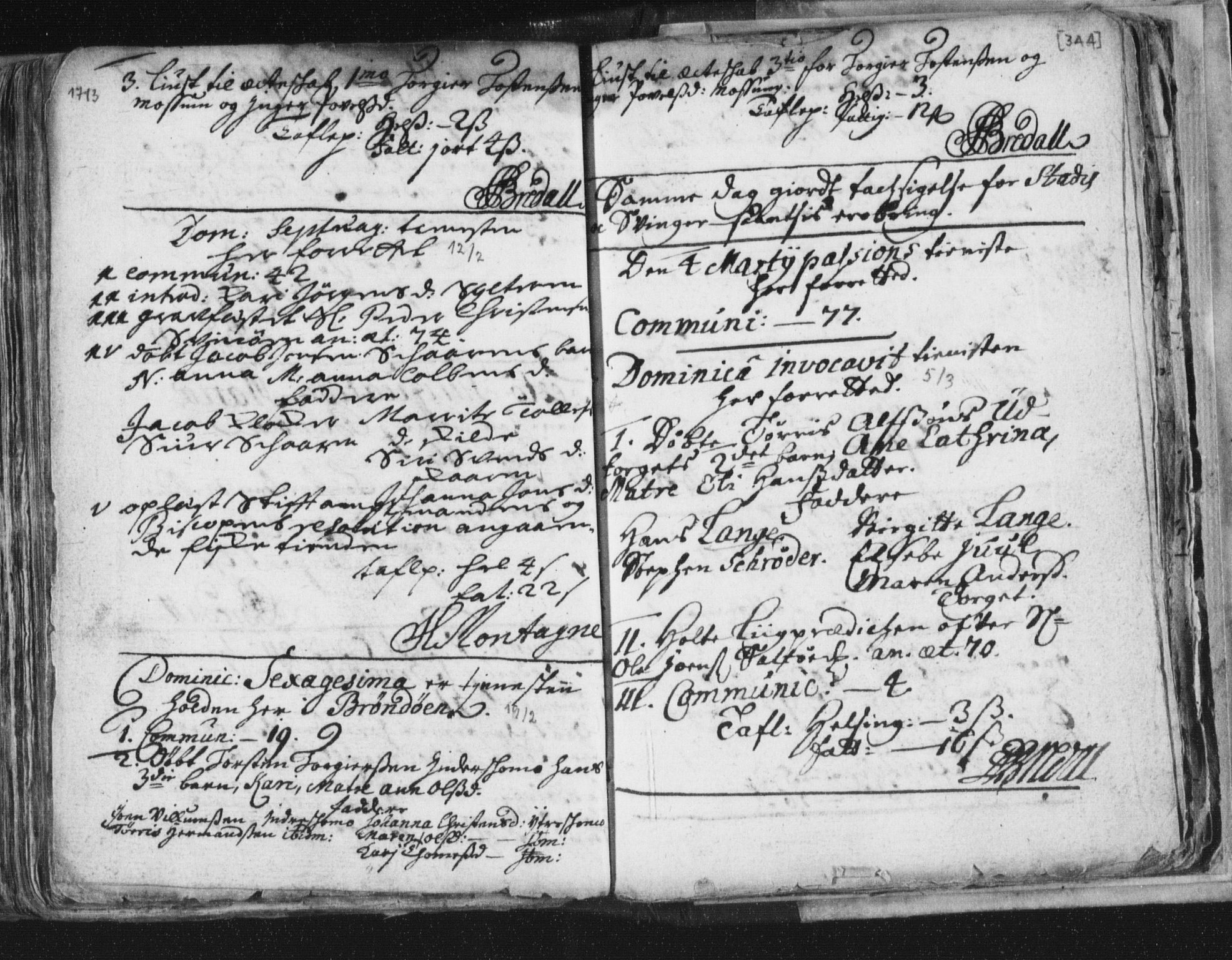 Ministerialprotokoller, klokkerbøker og fødselsregistre - Nordland, SAT/A-1459/813/L0192: Parish register (official) no. 813A02, 1677-1718, p. 344