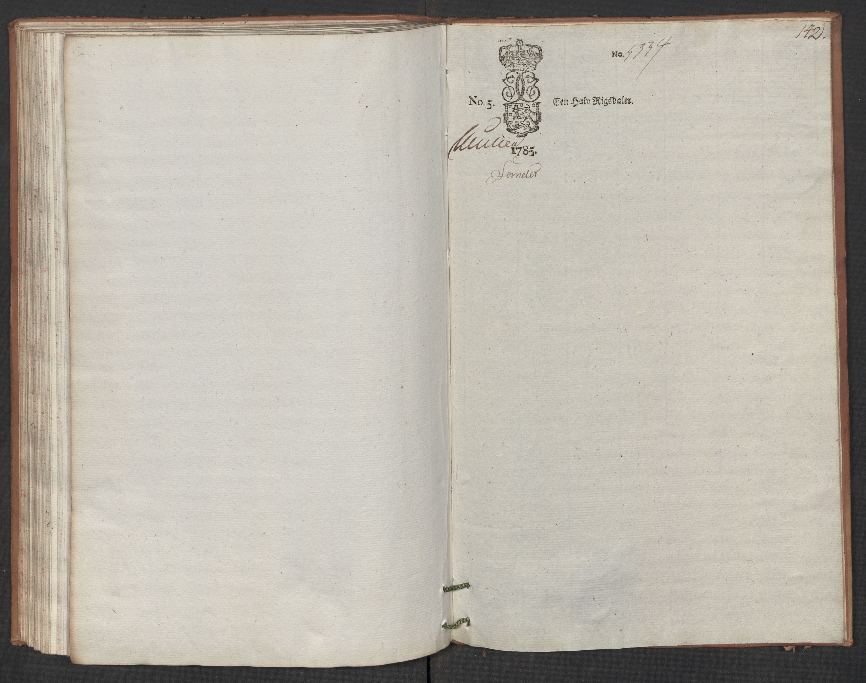 Generaltollkammeret, tollregnskaper, AV/RA-EA-5490/R17/L0047/0001: Tollregnskaper Mandal / Inngående hovedtollbok, 1786, p. 141b-142a