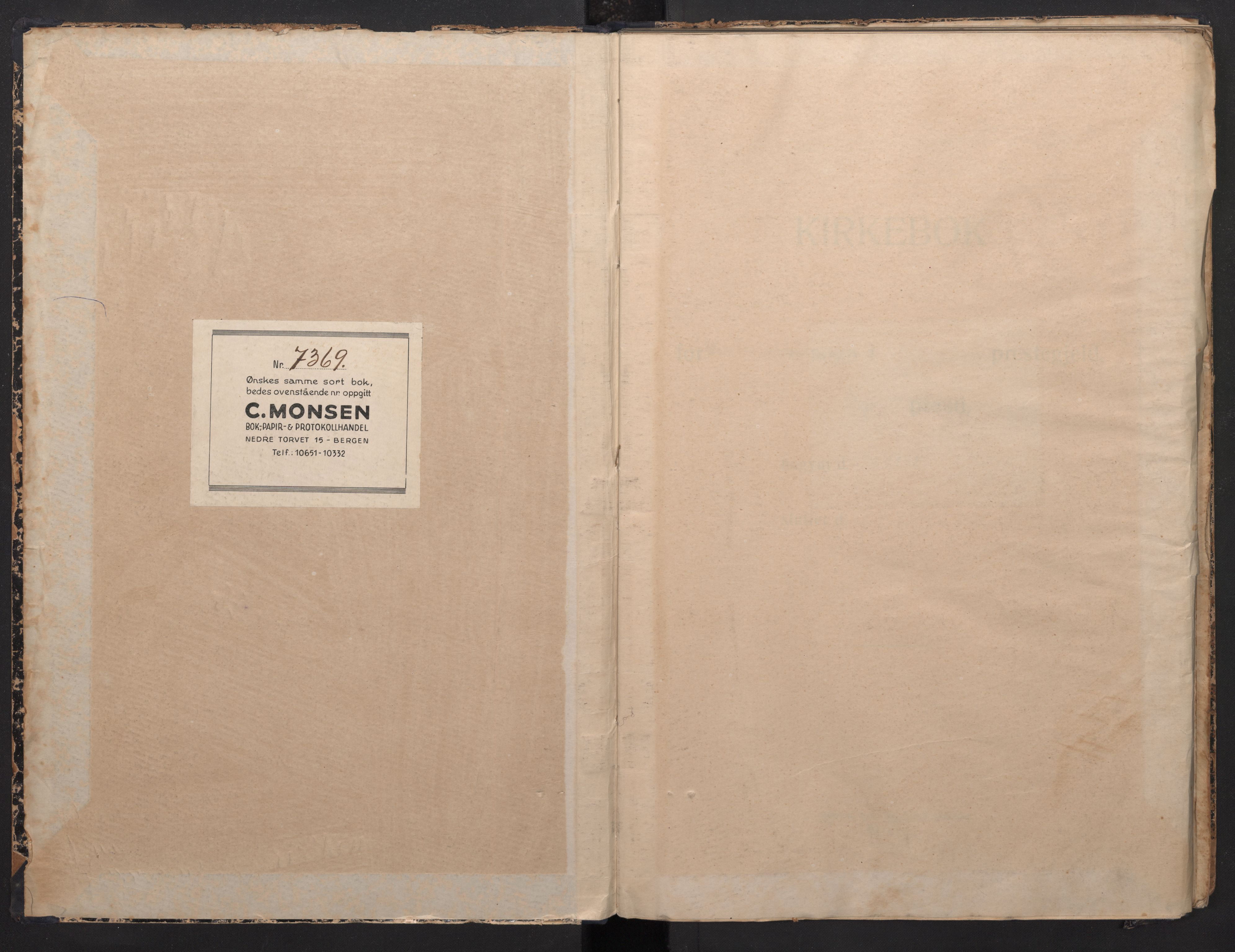 Nykirken Sokneprestembete, AV/SAB-A-77101/H/Haa/L0013: Parish register (official) no. A 13, 1942-1953