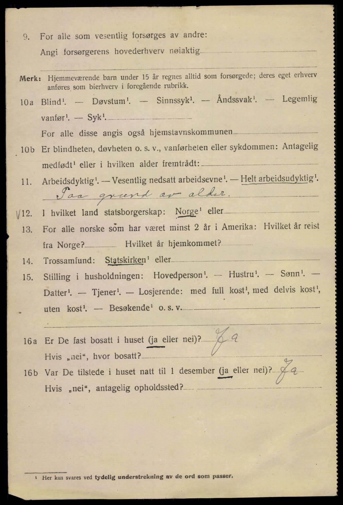 SAO, 1920 census for Kristiania, 1920, p. 307500