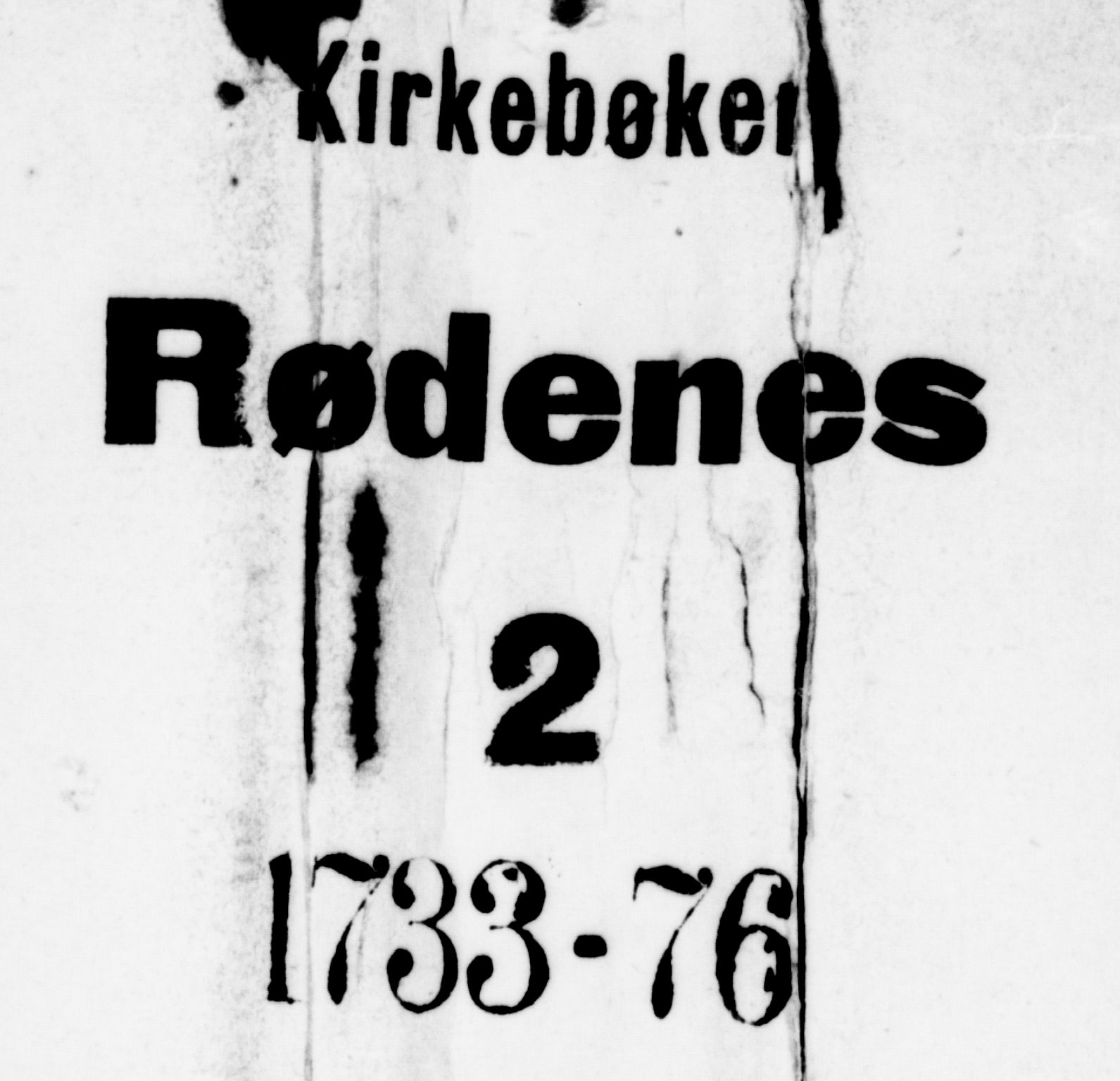 Rødenes prestekontor Kirkebøker, SAO/A-2005/F/Fa/L0002: Parish register (official) no. I 2, 1733-1776