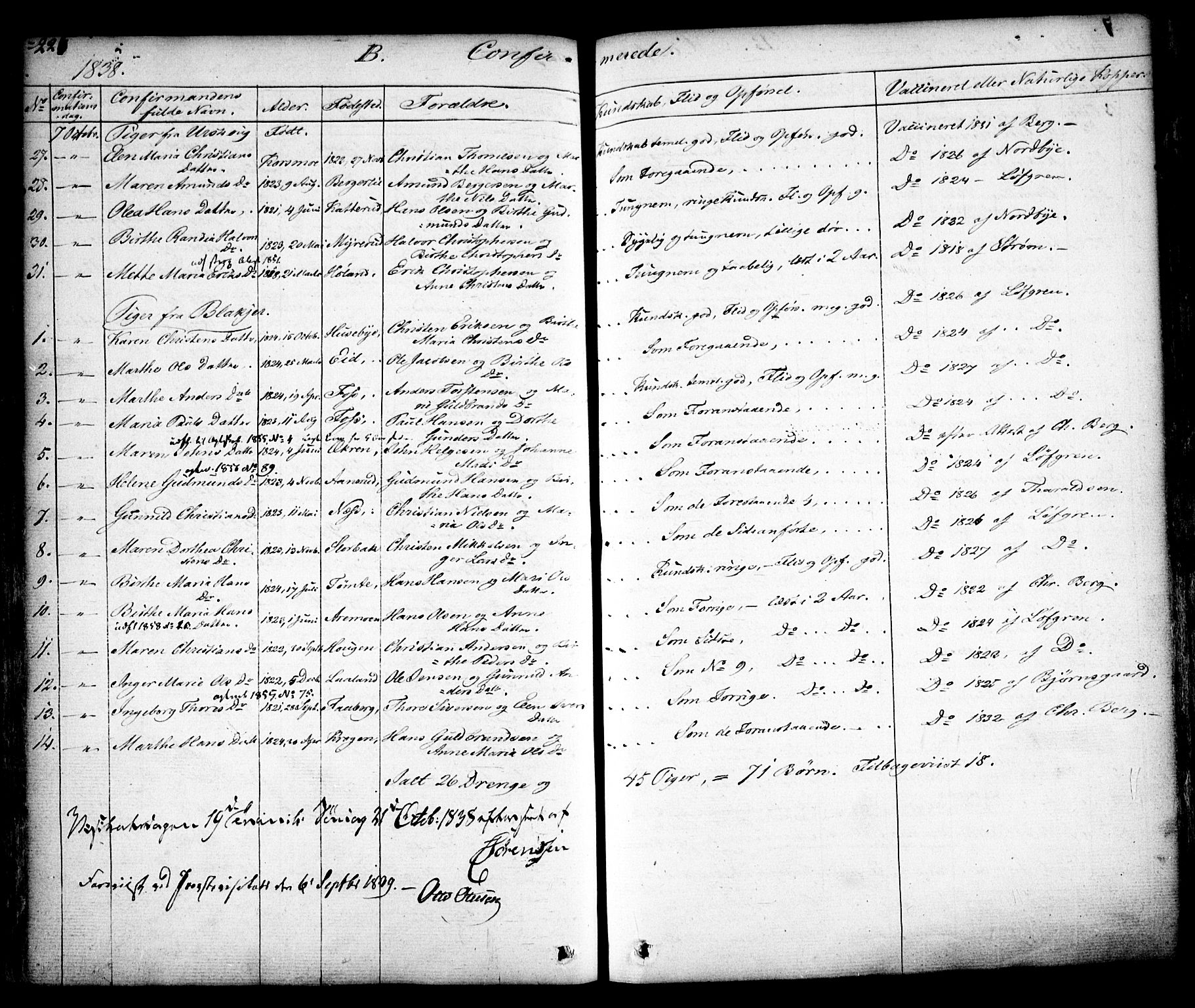 Aurskog prestekontor Kirkebøker, AV/SAO-A-10304a/F/Fa/L0006: Parish register (official) no. I 6, 1829-1853, p. 226