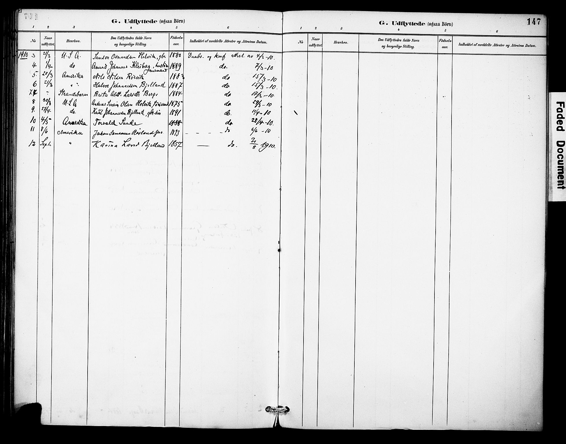 Kvinnherad sokneprestembete, AV/SAB-A-76401/H/Haa: Parish register (official) no. D 1, 1887-1910, p. 147