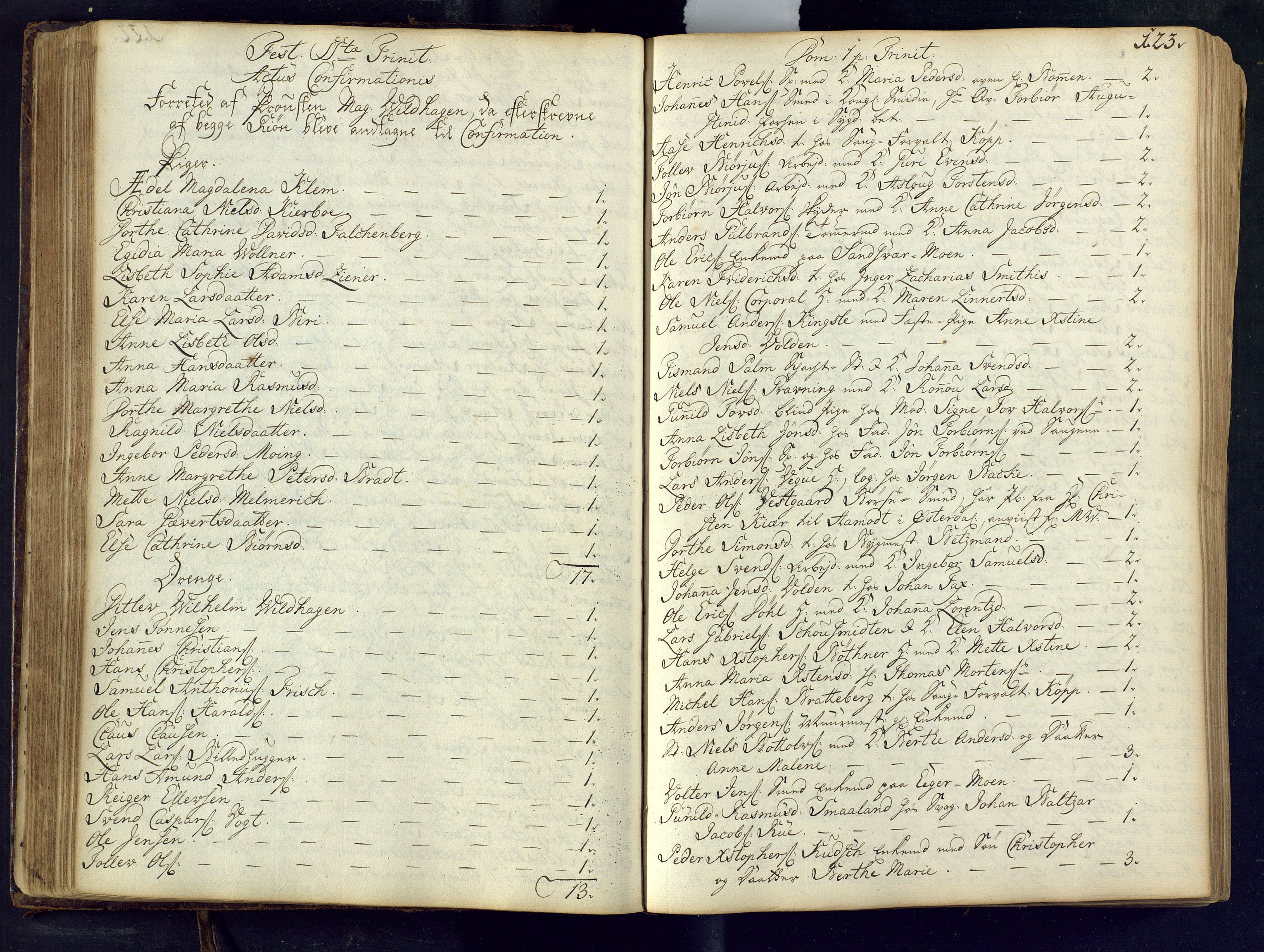 Kongsberg kirkebøker, AV/SAKO-A-22/M/Ma/L0002: Communicants register no. 2, 1739-1745, p. 123