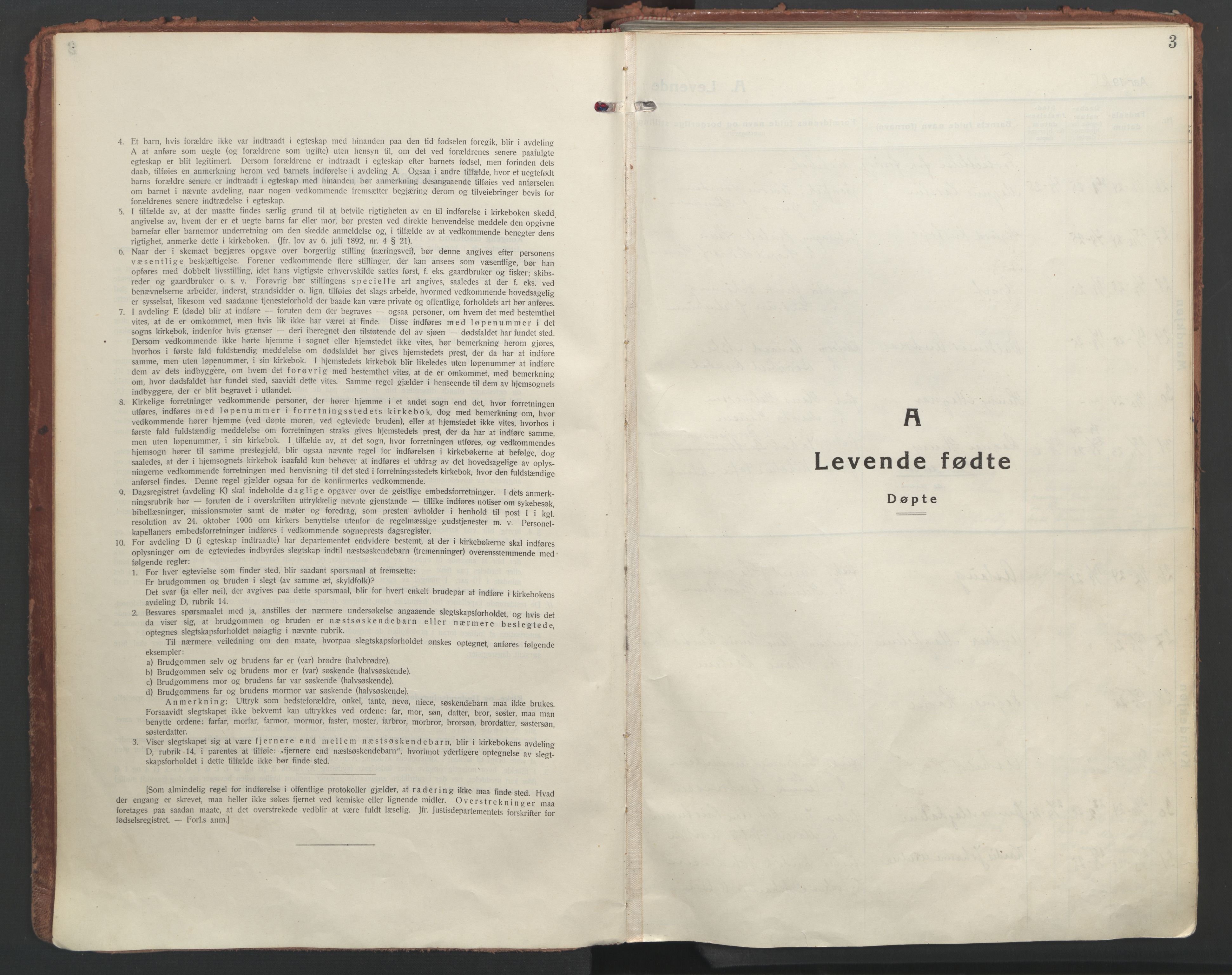 Ministerialprotokoller, klokkerbøker og fødselsregistre - Nordland, SAT/A-1459/872/L1043: Parish register (official) no. 872A18, 1925-1939, p. 3