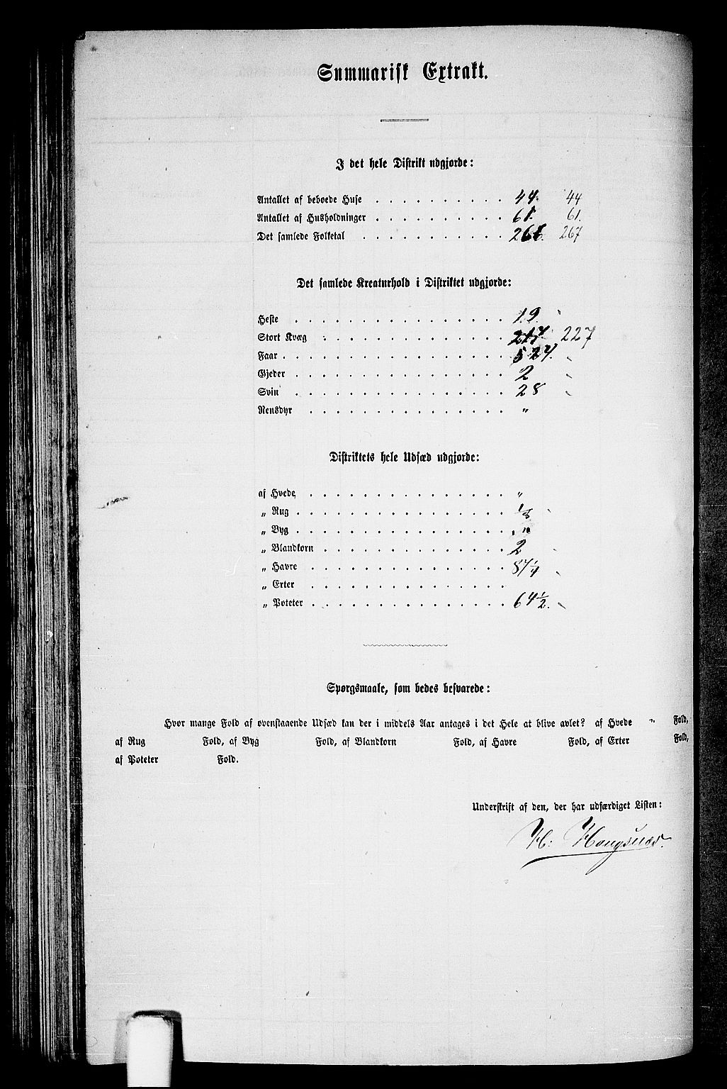 RA, 1865 census for Strandebarm, 1865, p. 97