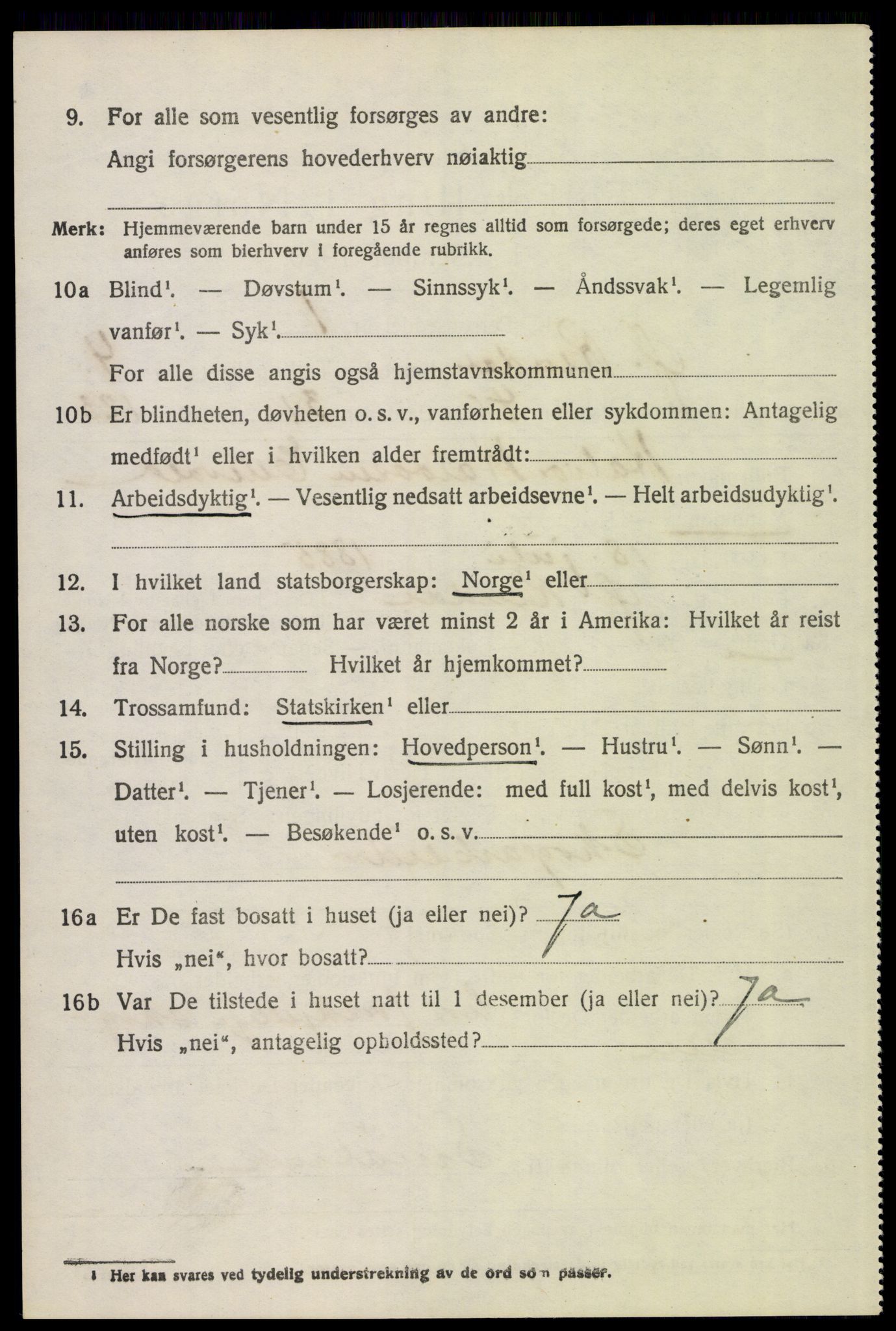 SAH, 1920 census for Øvre Rendal, 1920, p. 2034