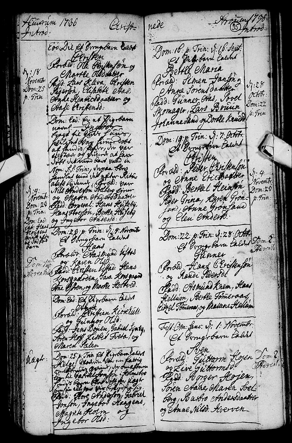 Hurum kirkebøker, AV/SAKO-A-229/F/Fa/L0002: Parish register (official) no. 2, 1733-1757, p. 35