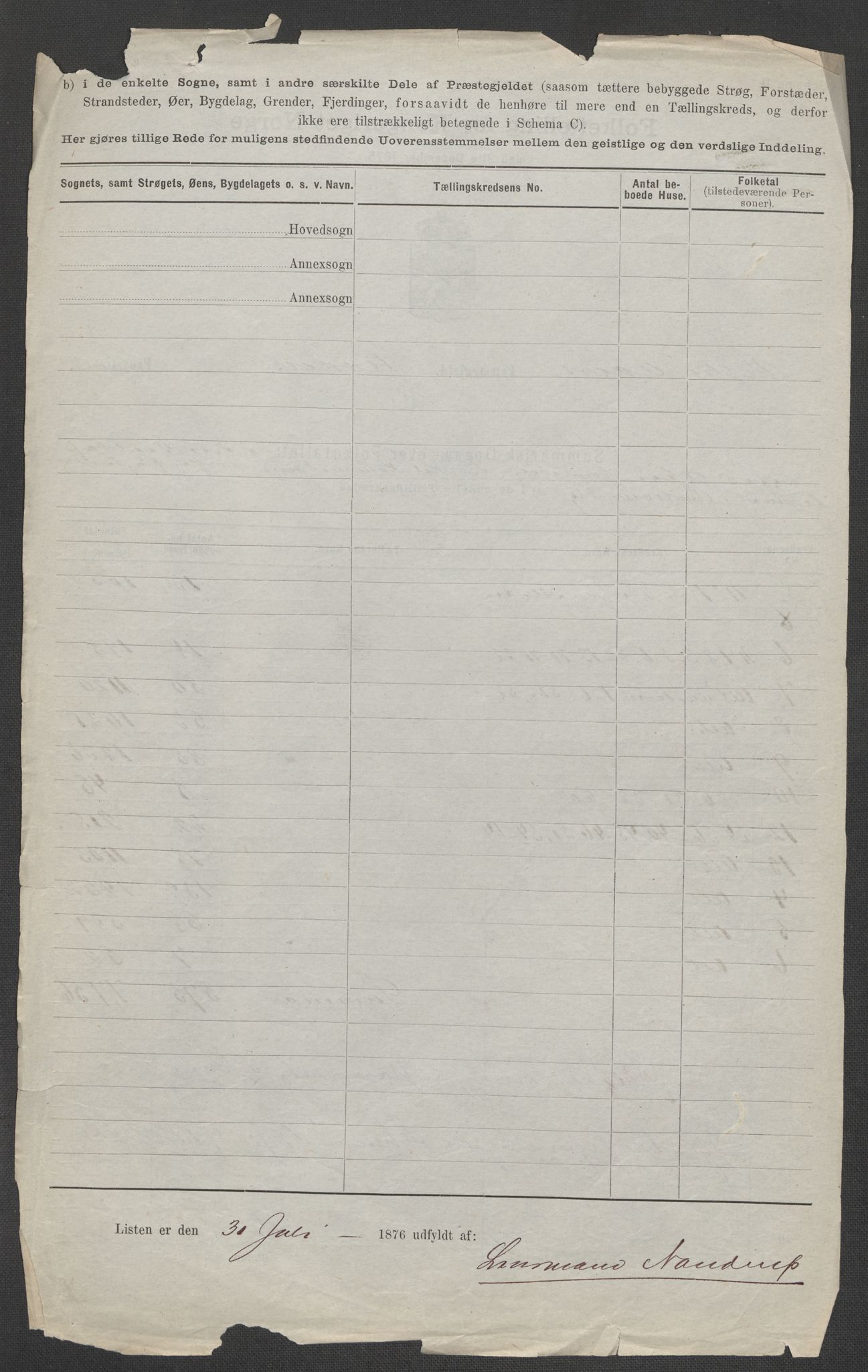 RA, 1875 census for 0218aP Vestre Aker, 1875, p. 38