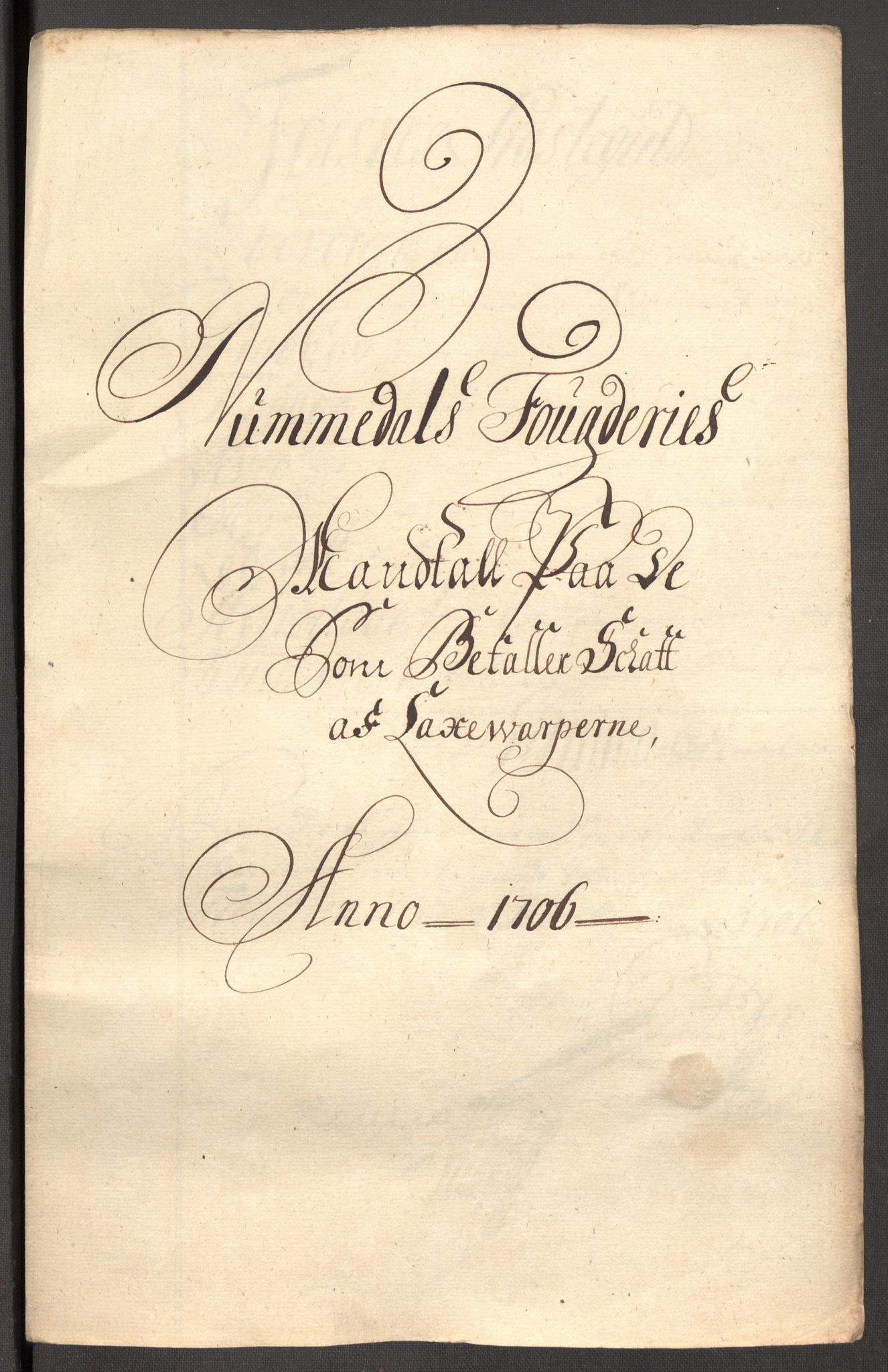 Rentekammeret inntil 1814, Reviderte regnskaper, Fogderegnskap, AV/RA-EA-4092/R64/L4429: Fogderegnskap Namdal, 1705-1706, p. 326