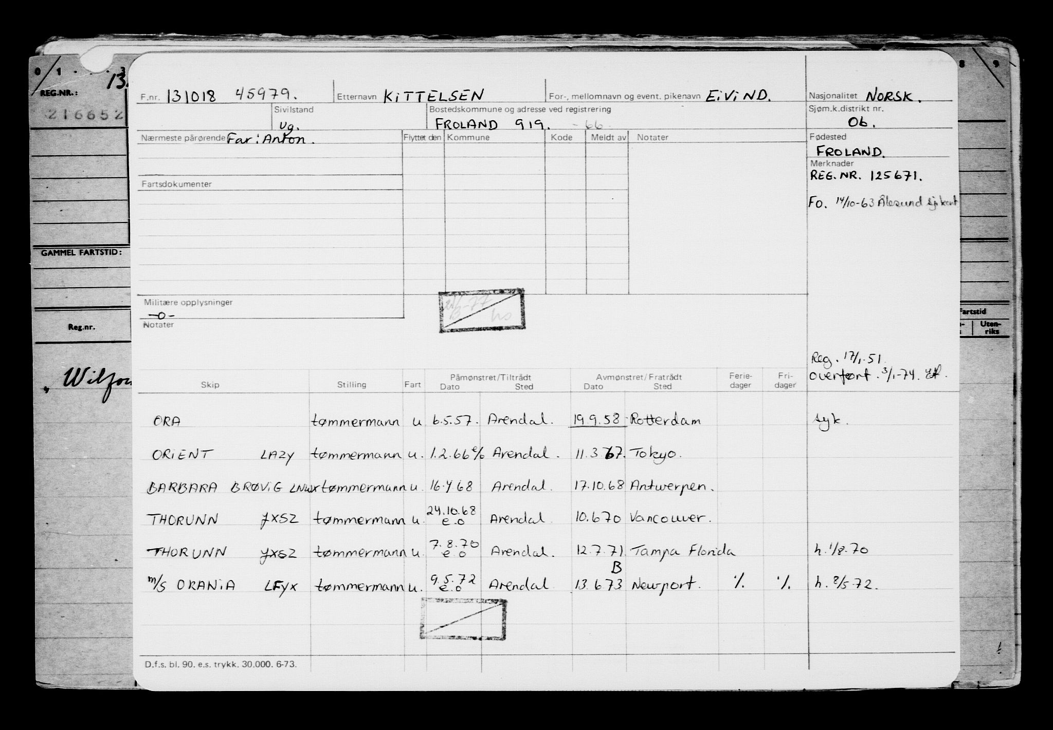 Direktoratet for sjømenn, AV/RA-S-3545/G/Gb/L0163: Hovedkort, 1918, p. 294