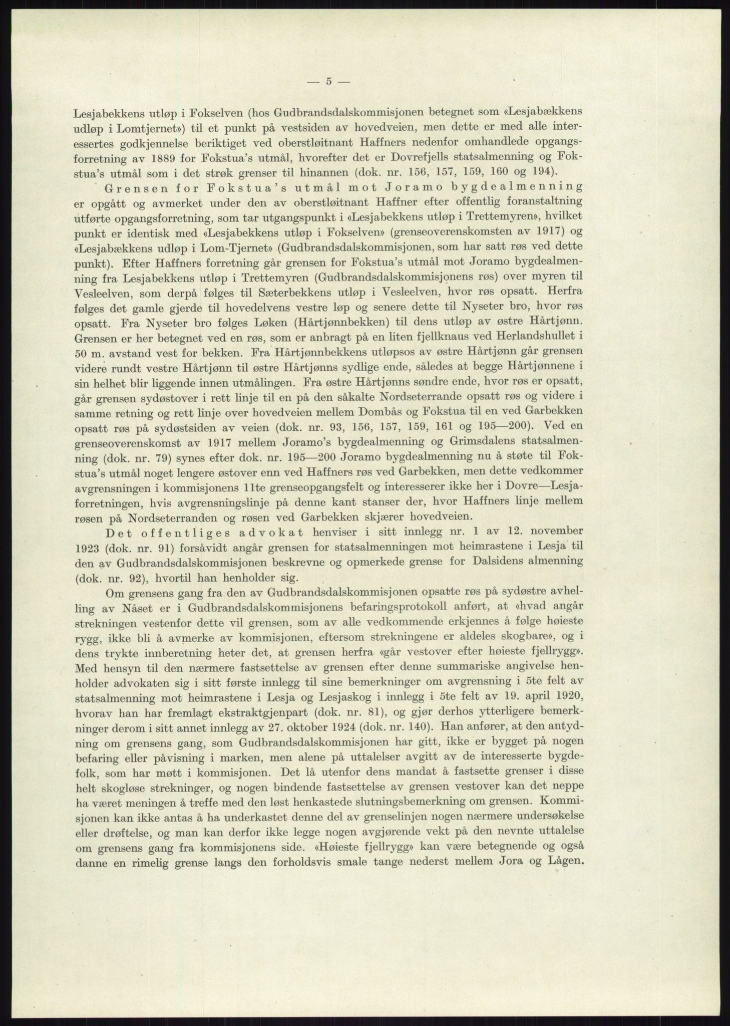 Høyfjellskommisjonen, AV/RA-S-1546/X/Xa/L0001: Nr. 1-33, 1909-1953, p. 3679