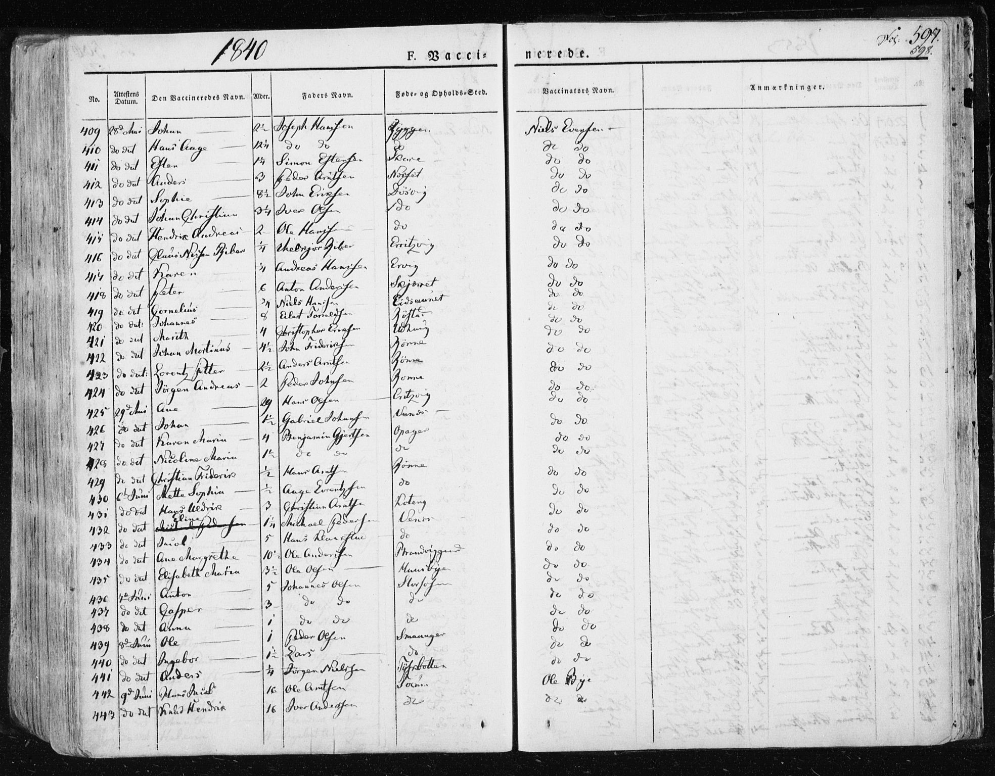 Ministerialprotokoller, klokkerbøker og fødselsregistre - Sør-Trøndelag, SAT/A-1456/659/L0735: Parish register (official) no. 659A05, 1826-1841, p. 597