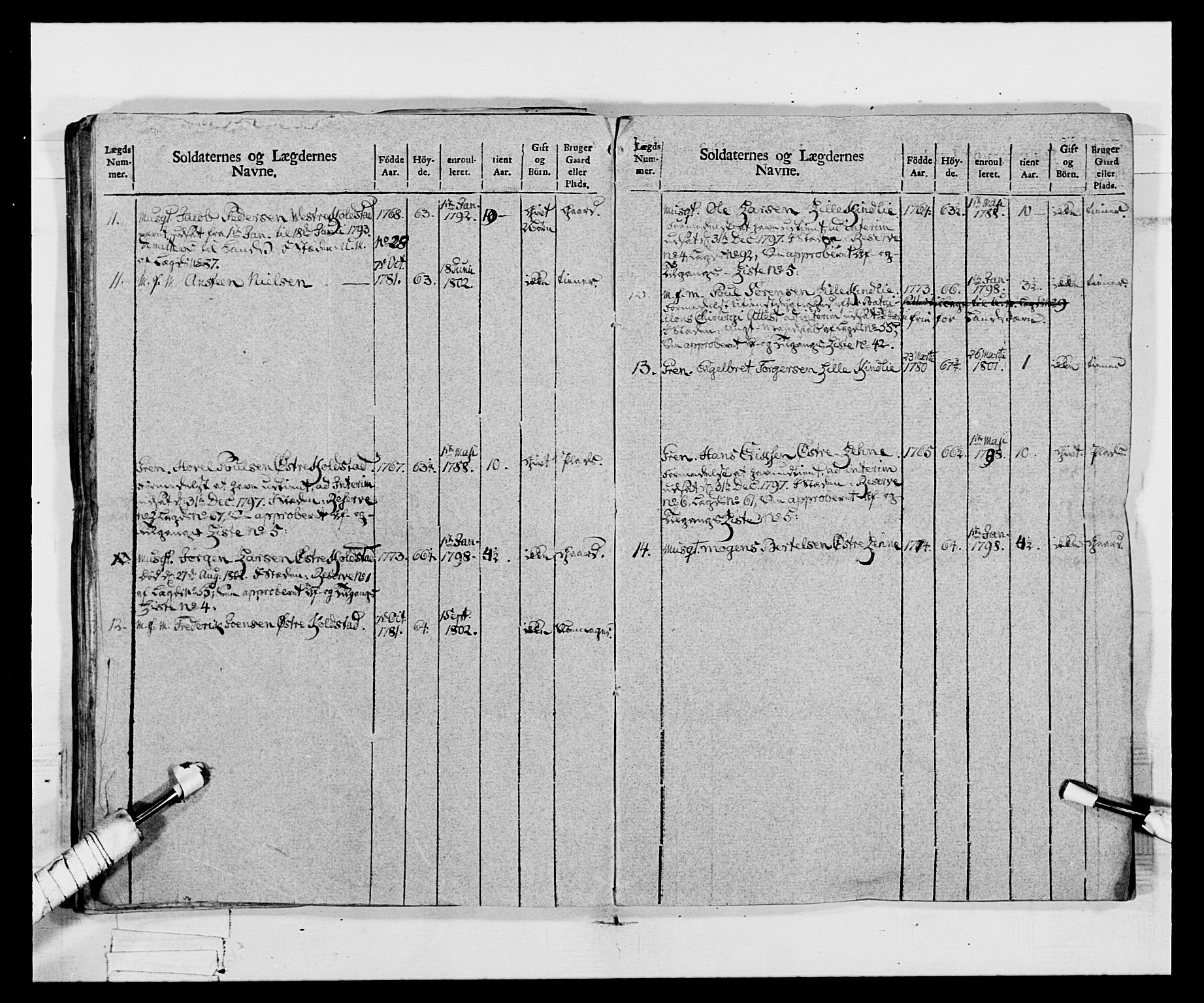 Generalitets- og kommissariatskollegiet, Det kongelige norske kommissariatskollegium, AV/RA-EA-5420/E/Eh/L0068: Opplandske nasjonale infanteriregiment, 1802-1805, p. 157