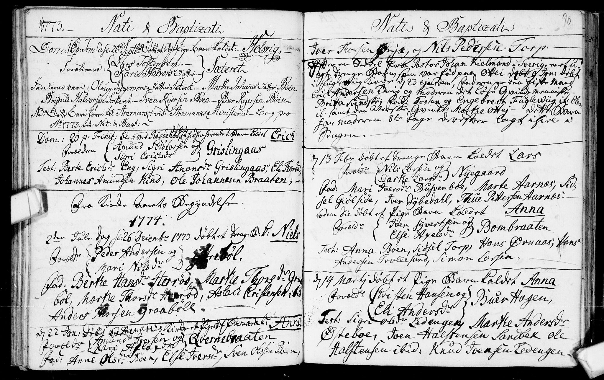 Aremark prestekontor Kirkebøker, SAO/A-10899/F/Fb/L0002: Parish register (official) no.  II 2, 1745-1795, p. 90