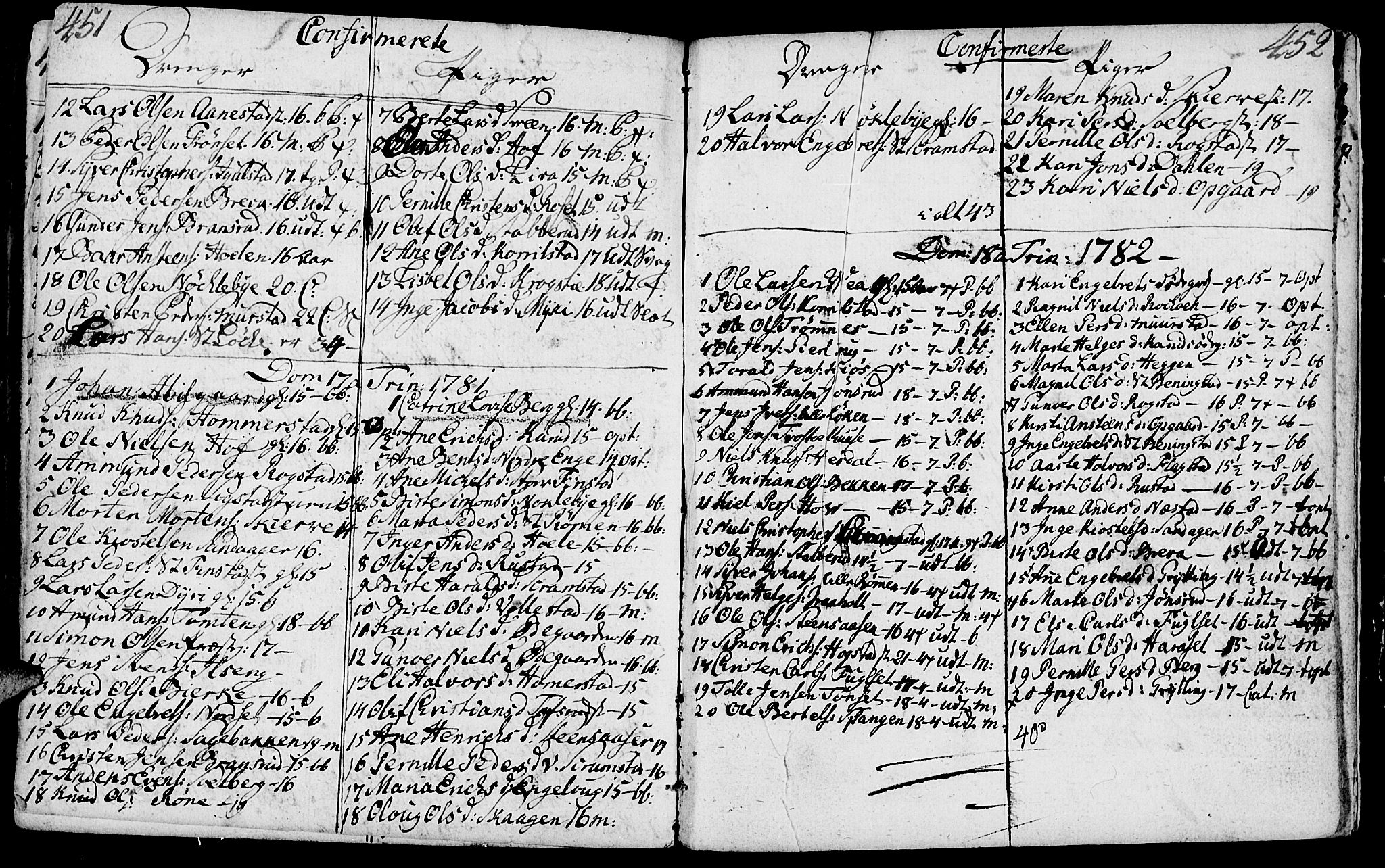 Løten prestekontor, SAH/PREST-022/K/Ka/L0003: Parish register (official) no. 3, 1773-1800, p. 451-452
