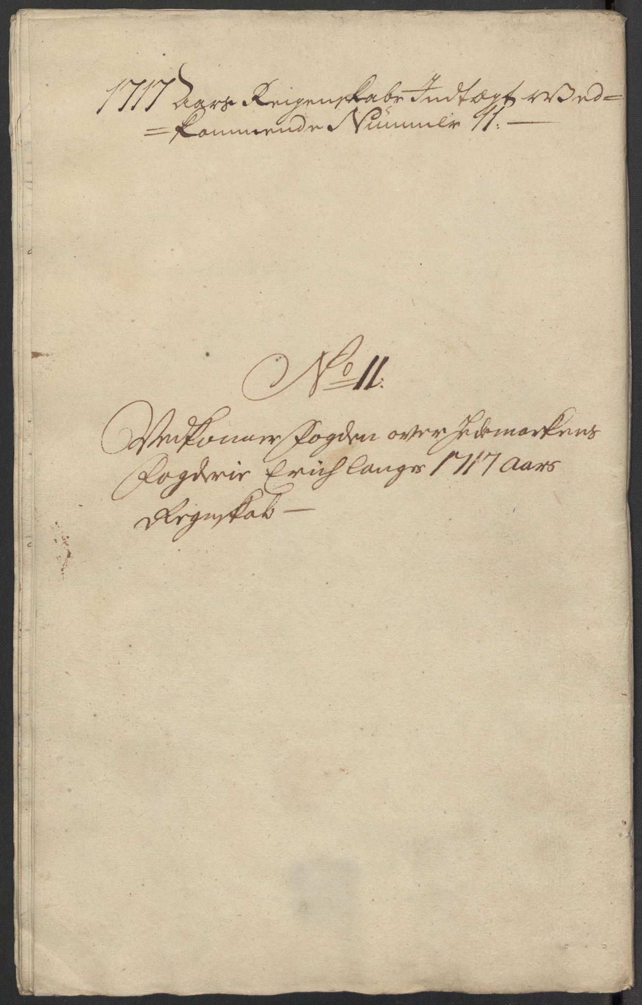 Rentekammeret inntil 1814, Reviderte regnskaper, Fogderegnskap, AV/RA-EA-4092/R16/L1056: Fogderegnskap Hedmark, 1717, p. 276