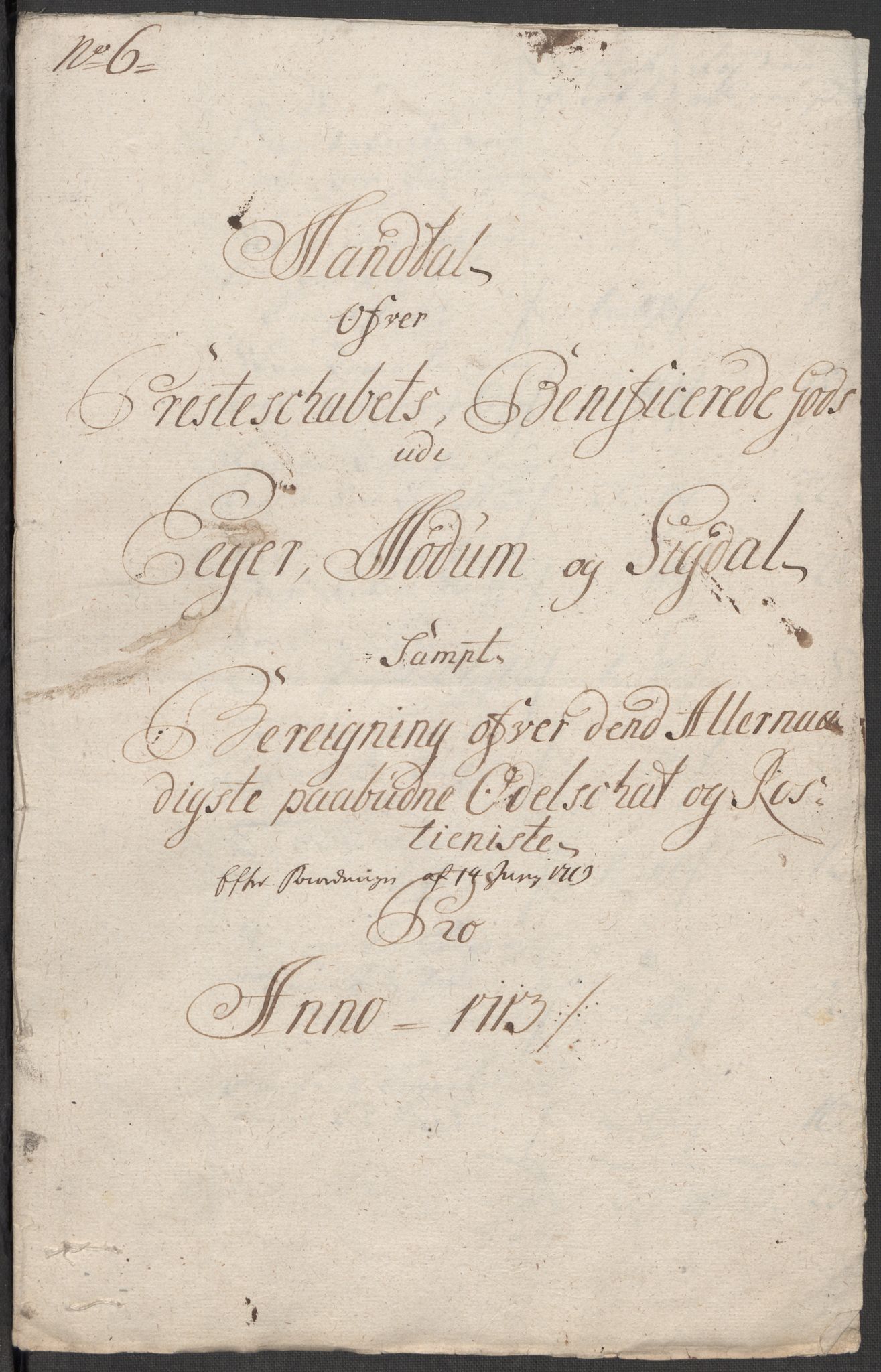 Rentekammeret inntil 1814, Reviderte regnskaper, Fogderegnskap, RA/EA-4092/R31/L1708: Fogderegnskap Hurum, Røyken, Eiker, Lier og Buskerud, 1713, p. 241