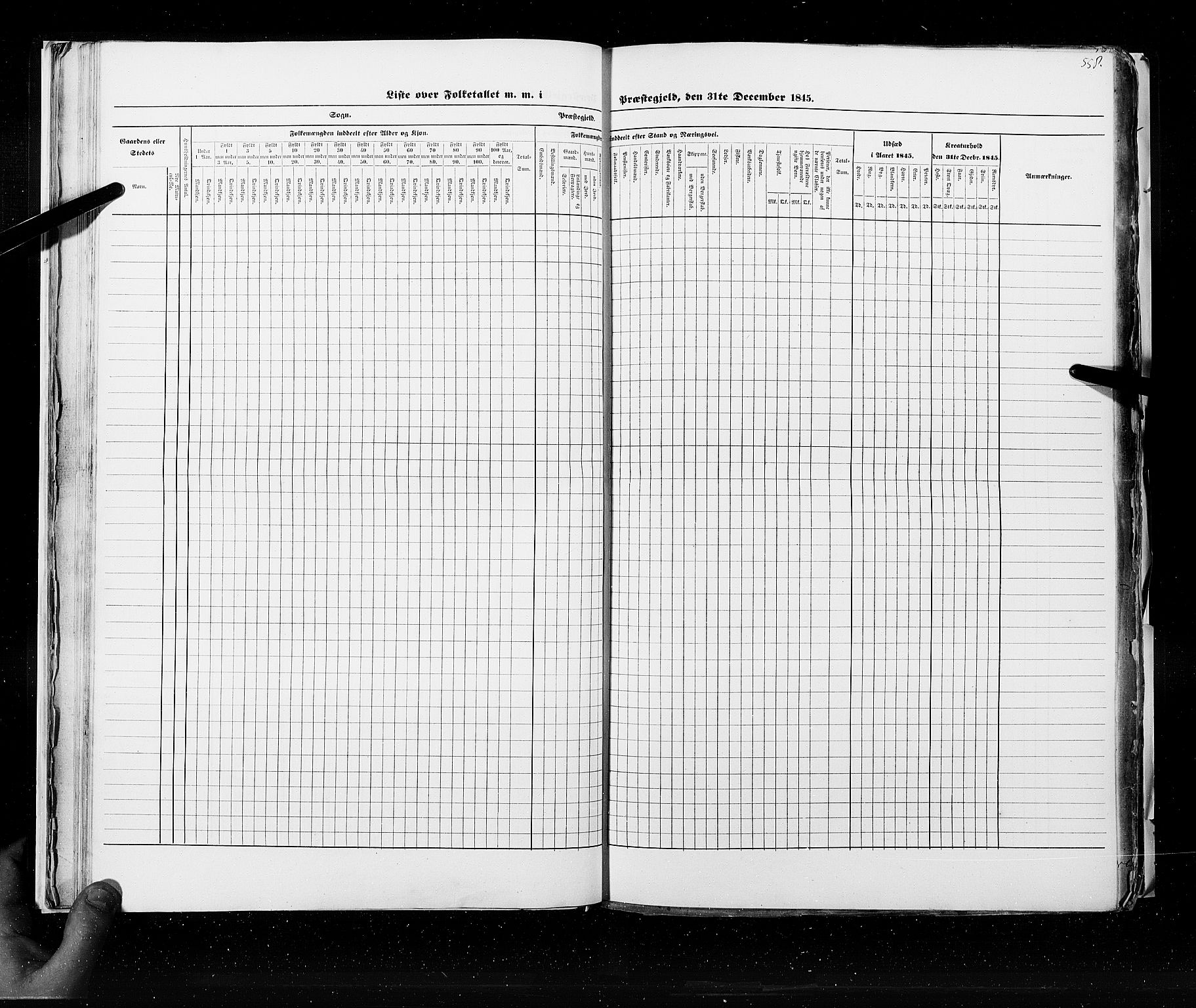 RA, Census 1845, vol. 9C: Finnmarken amt, 1845, p. 558