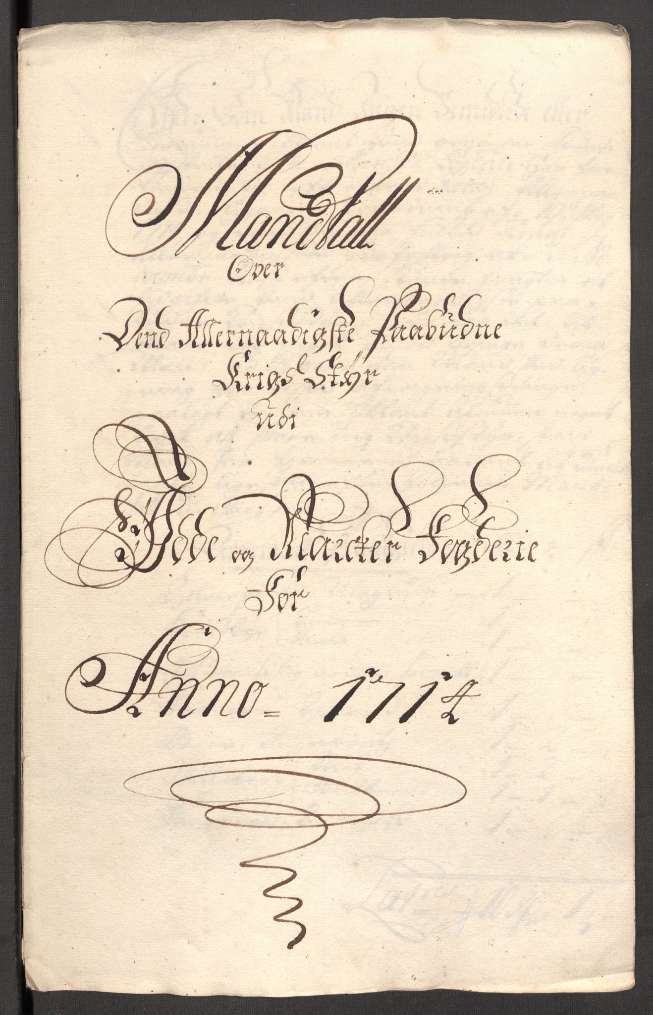 Rentekammeret inntil 1814, Reviderte regnskaper, Fogderegnskap, RA/EA-4092/R01/L0022: Fogderegnskap Idd og Marker, 1713-1714, p. 360