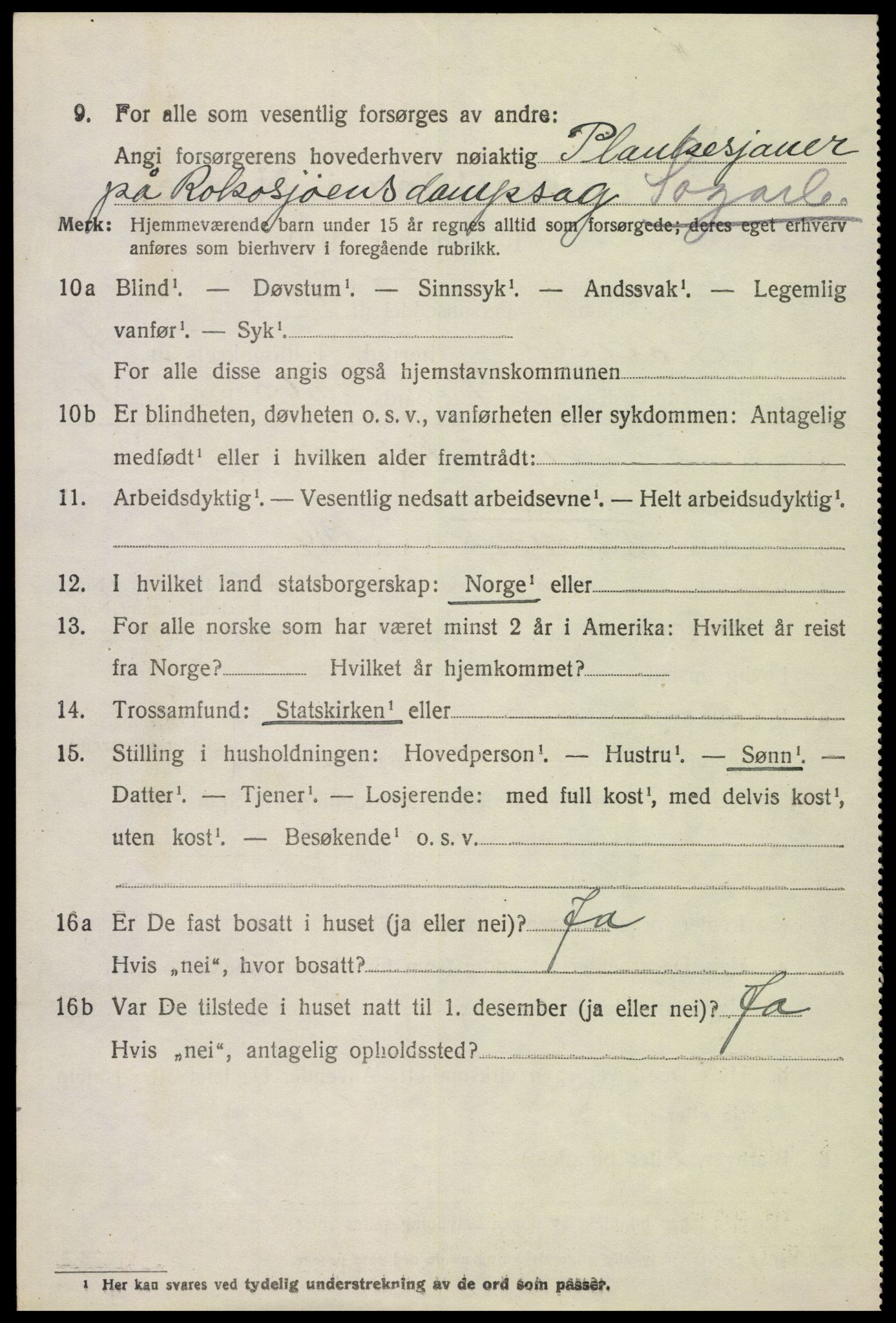 SAH, 1920 census for Løten, 1920, p. 14716